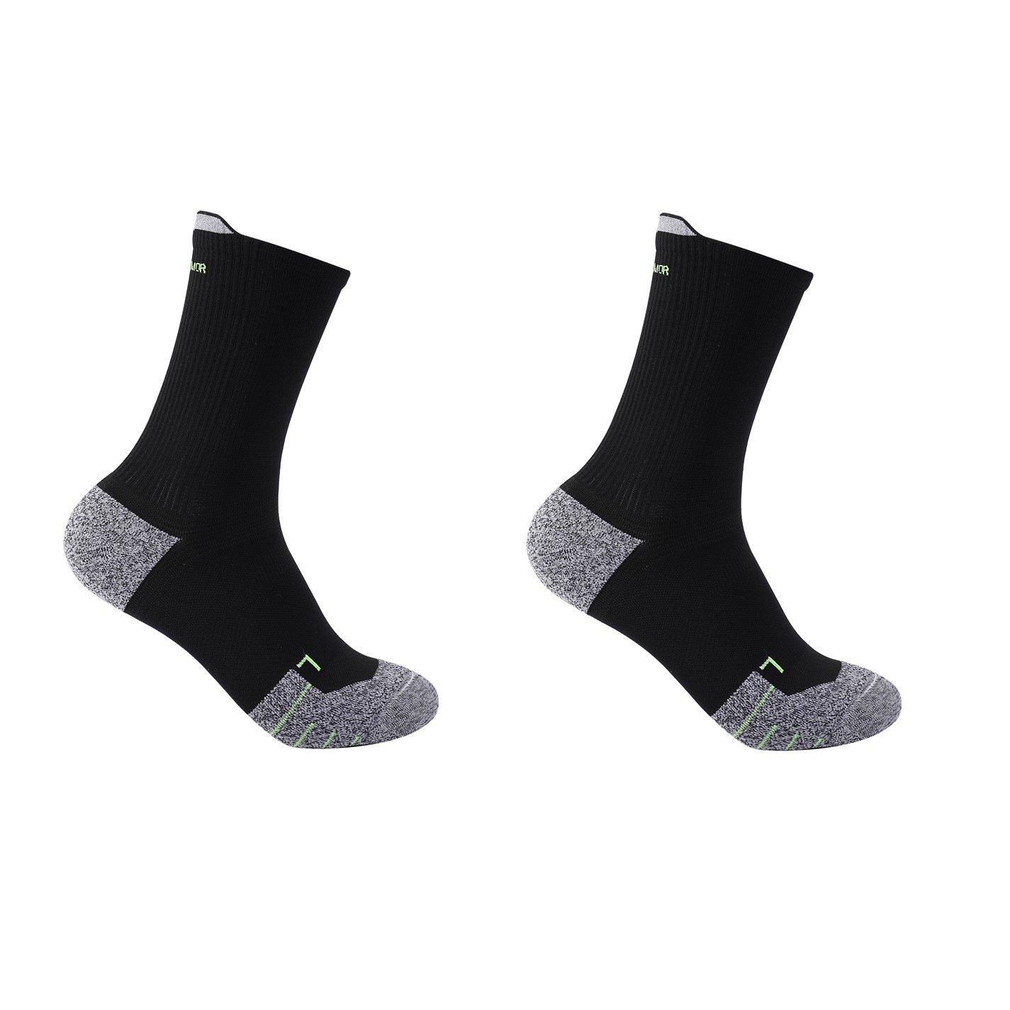 Karrimor Men's Running Crew Socks - Black/Fluo - Mens 7-11