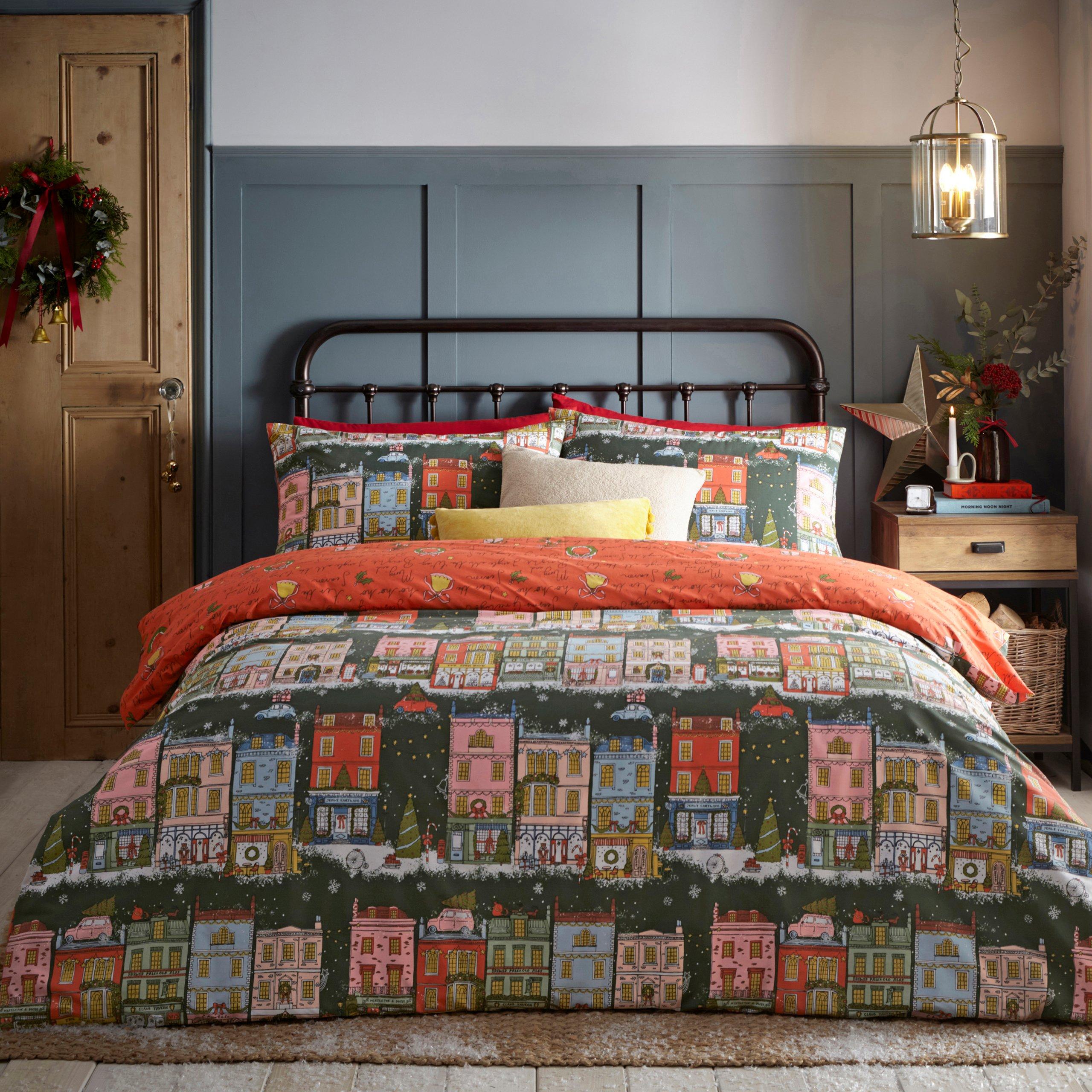 Green - furn. - Christmas Spirit Festive Duvet Set - 1