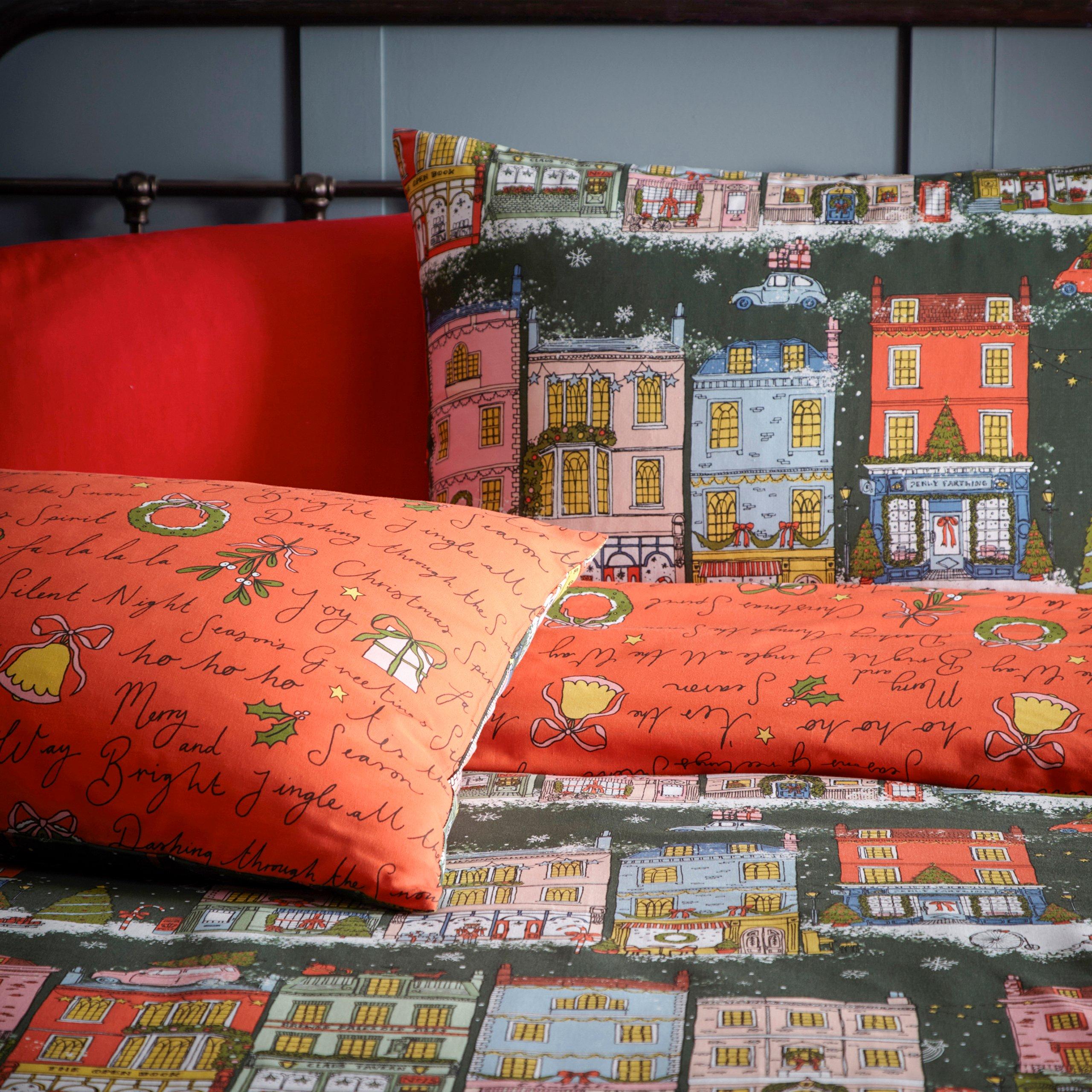 Green - furn. - Christmas Spirit Festive Duvet Set - 2