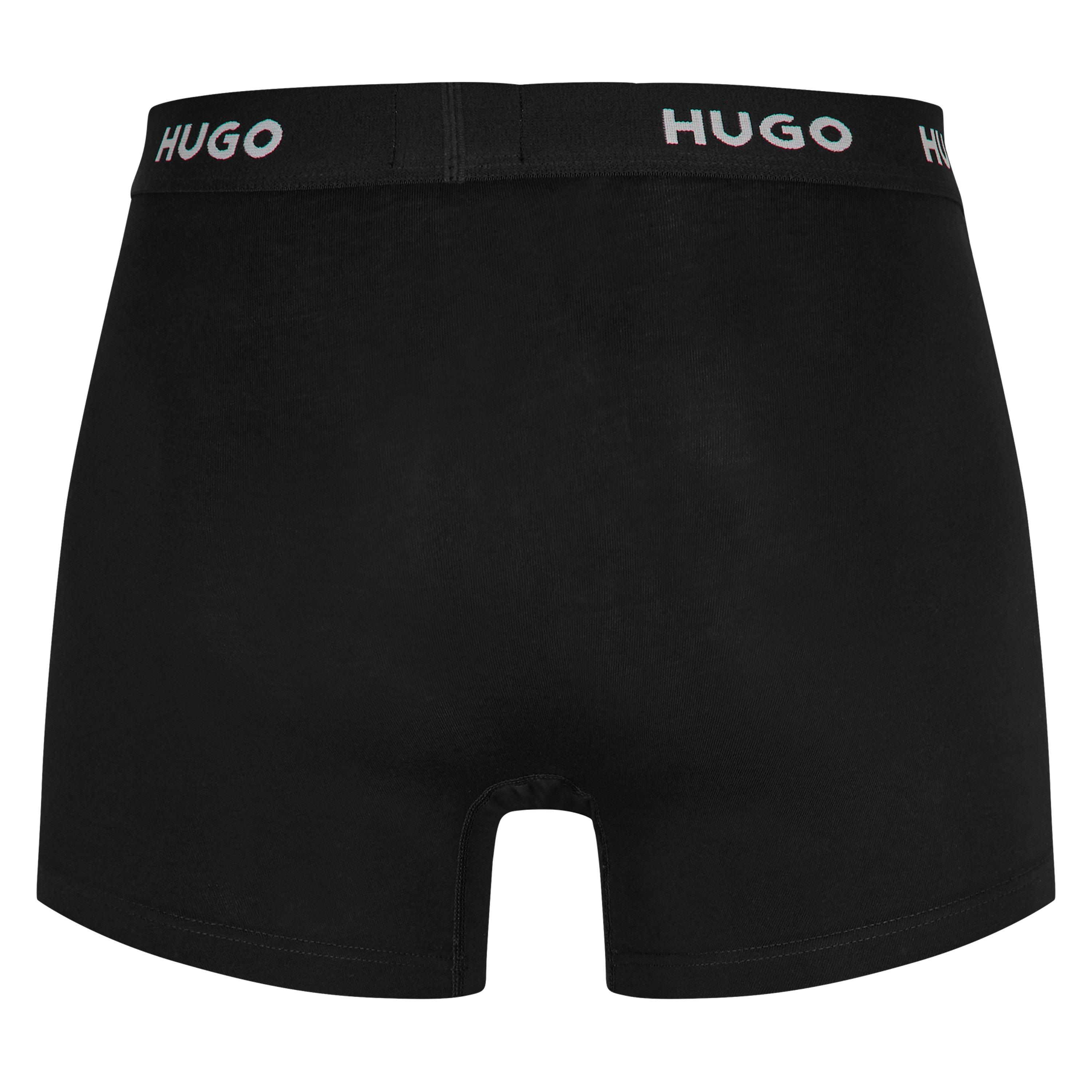 Black - Hugo - Men's Triple Pack Trunks - 2