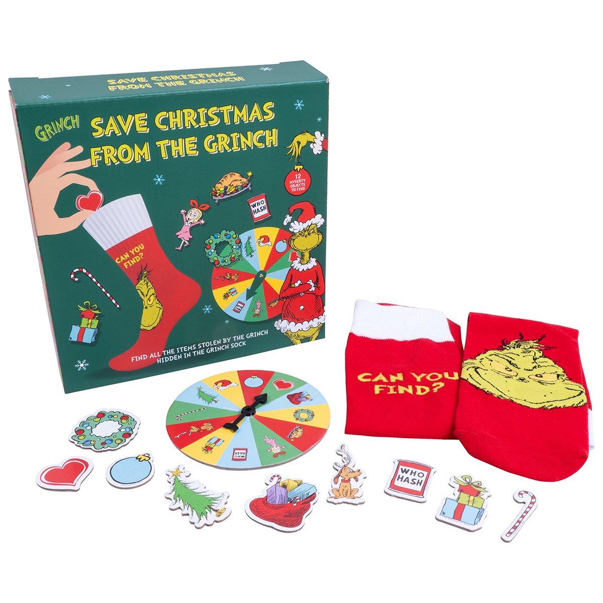 Multi - The Grinch - Save Christmas Sock Game - 1