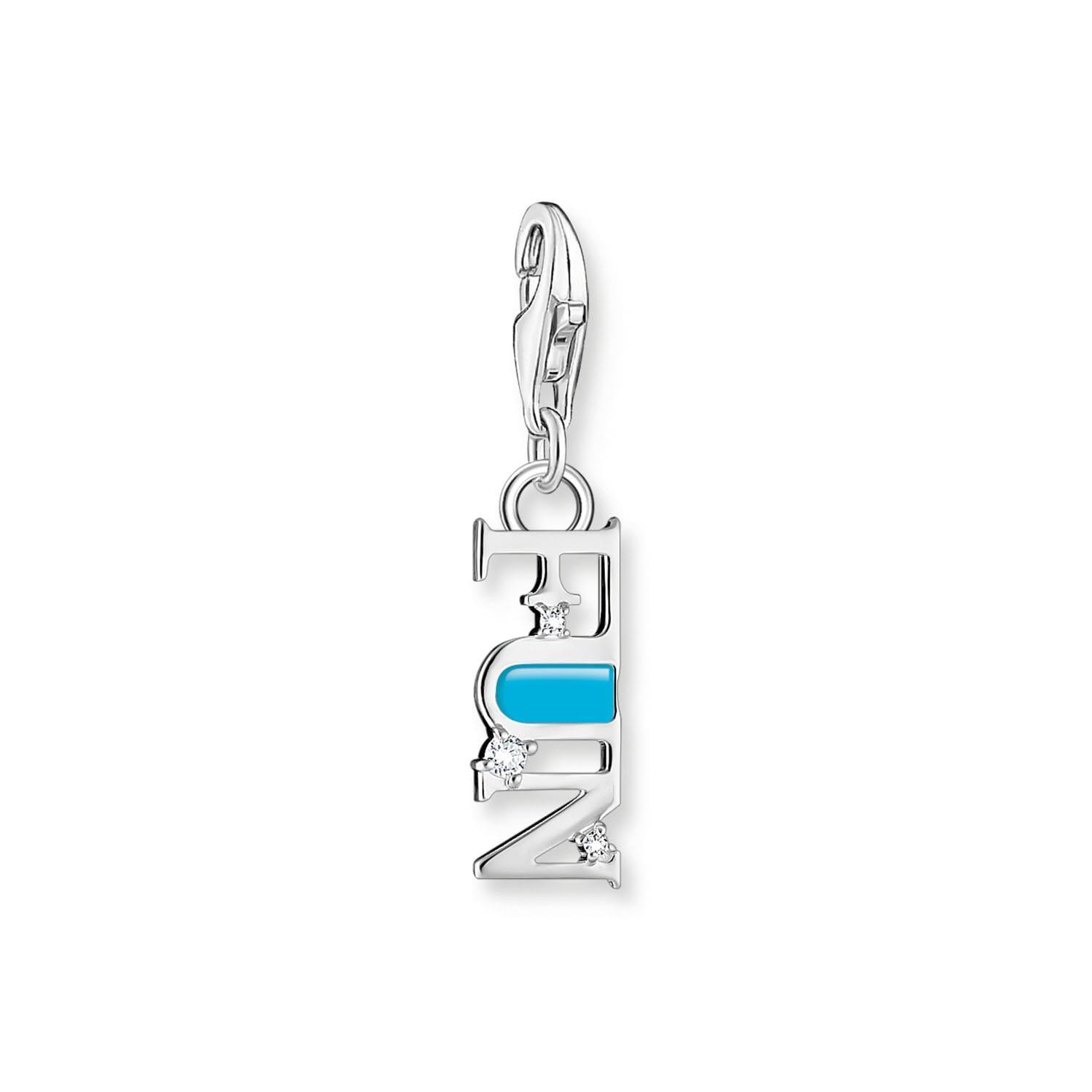 Silver Blue - Thomas Sabo - Fun Charm Pendant - 1