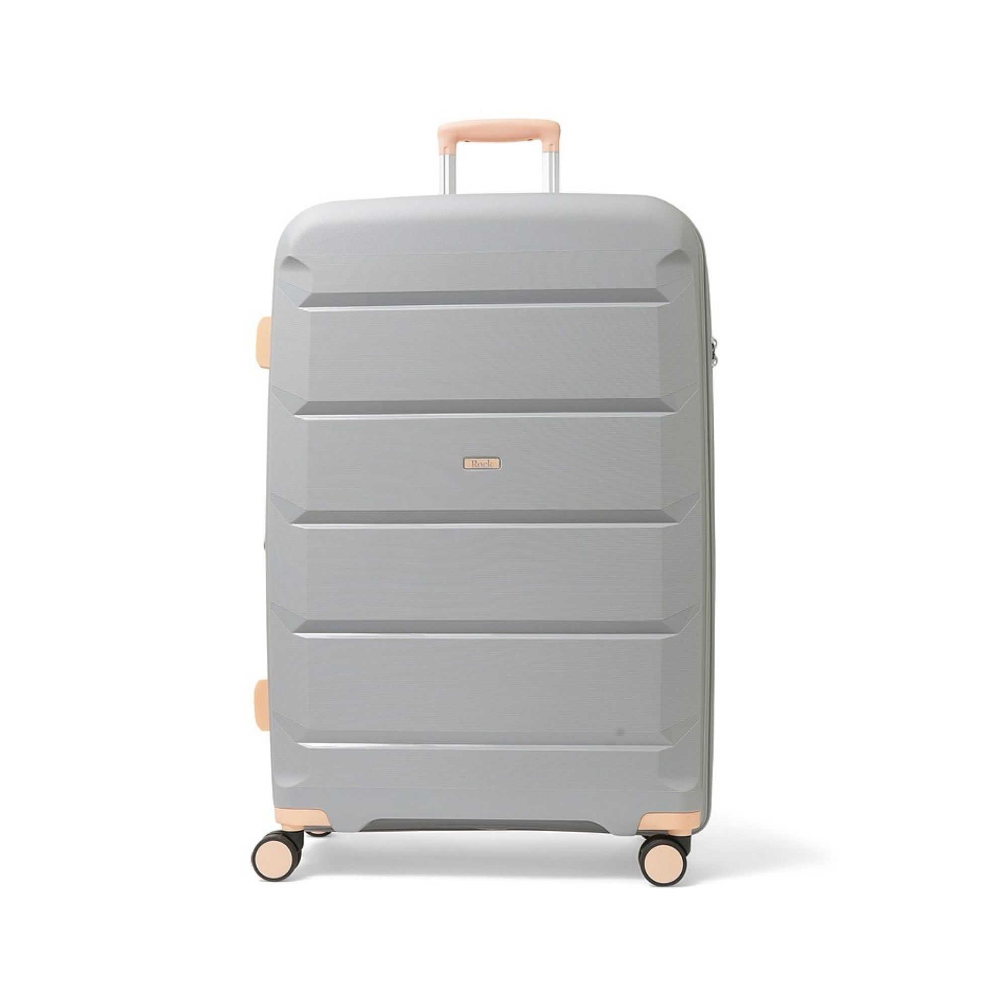 Grey/ Peach - Rock - Tulum Suitcase Grey/Peach - 2