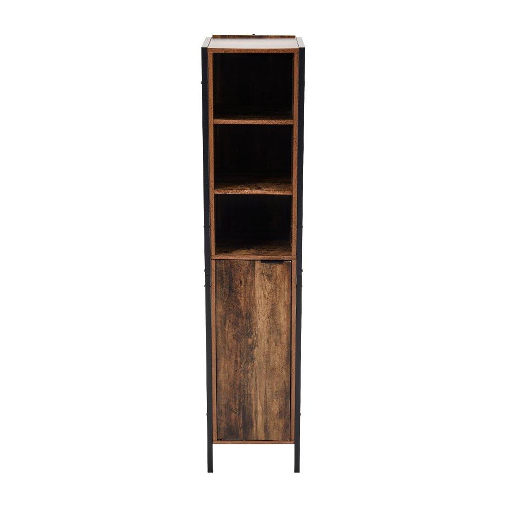 Oak - Kabinet UK - 35x30x160cm 5-tier Tall Storage Cabinet - 3