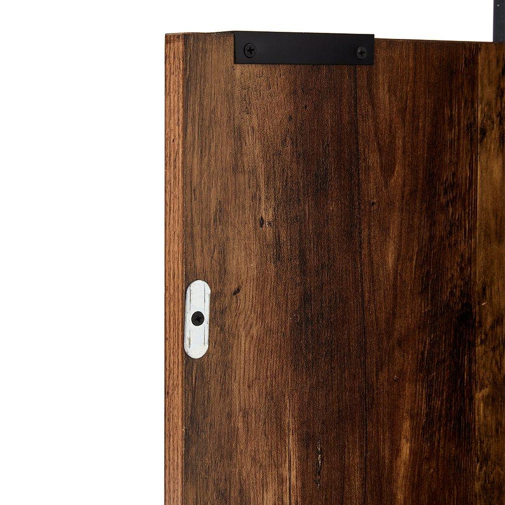 Oak - Kabinet UK - 35x30x160cm 5-tier Tall Storage Cabinet - 6