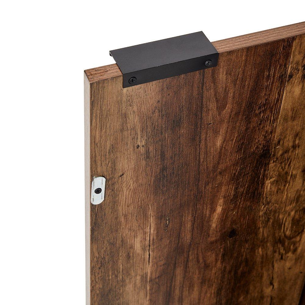 Oak - Kabinet UK - 35x30x160cm 5-tier Tall Storage Cabinet - 8