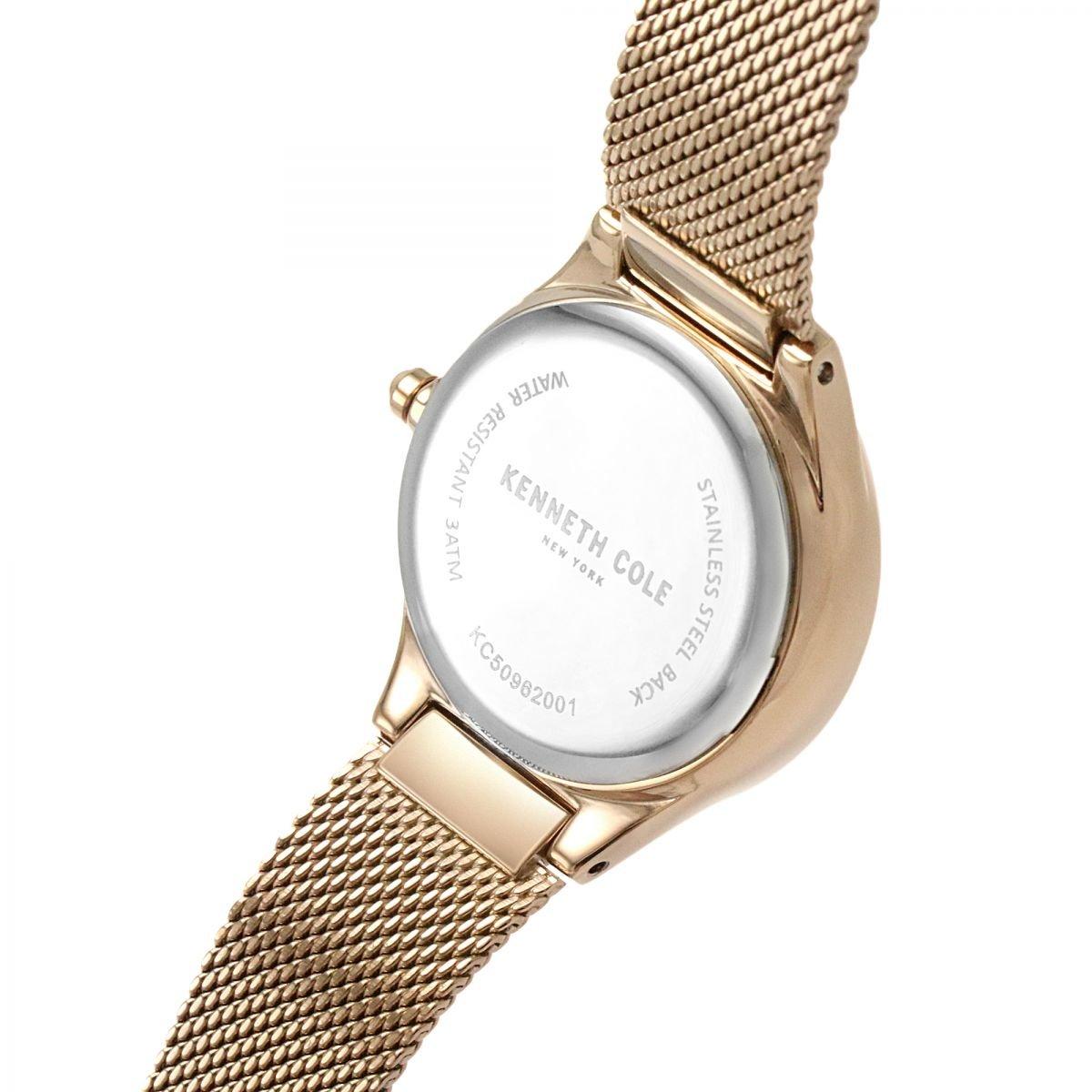 Ružičasto zlato i S - Kenneth Cole - Analogue Quartz Watch - 5