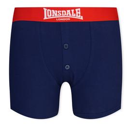 Lonsdale 2 Pack Boxers Junior