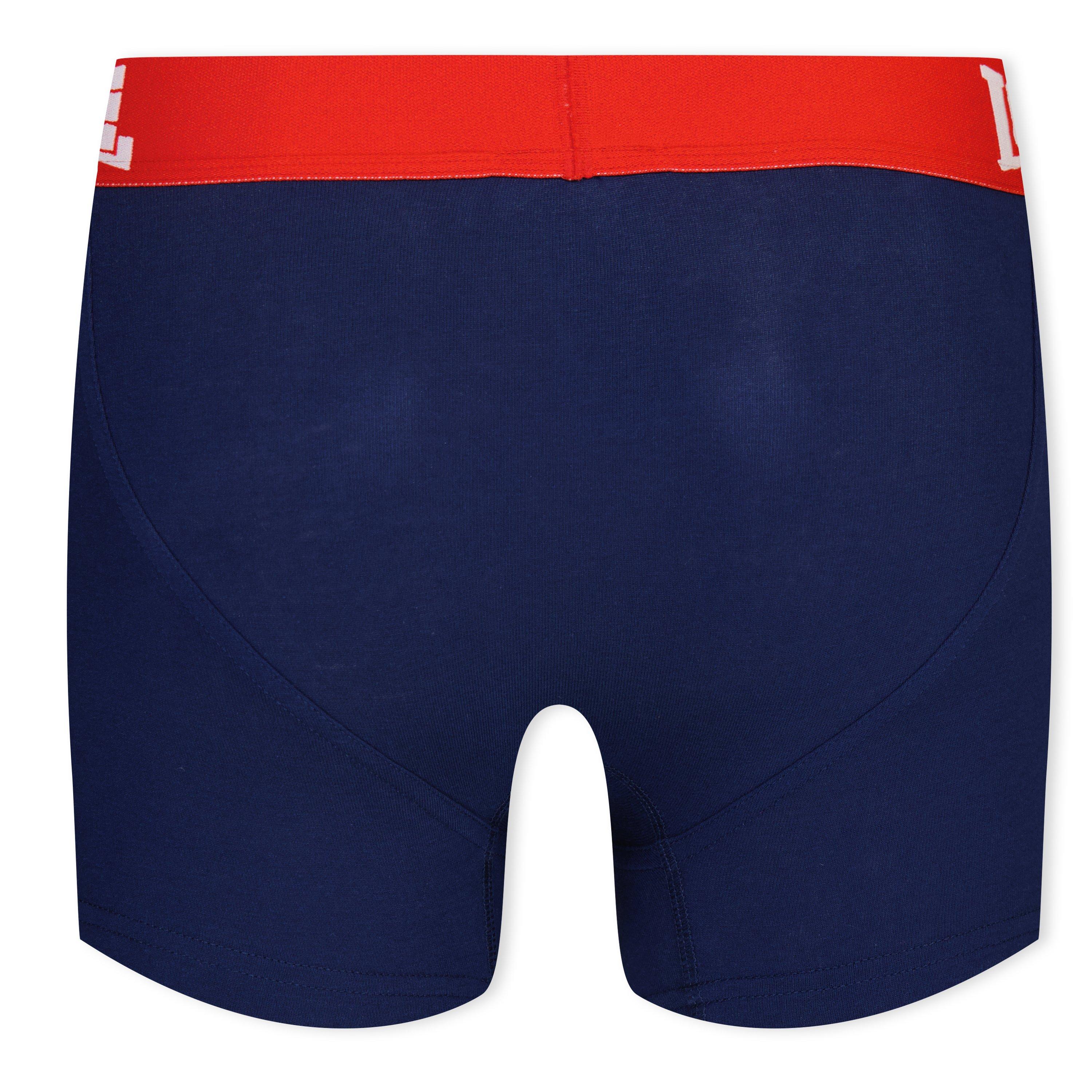 Azul marino/rojo brillante - Lonsdale - 2 Pack Boxer Shorts Junior - 2