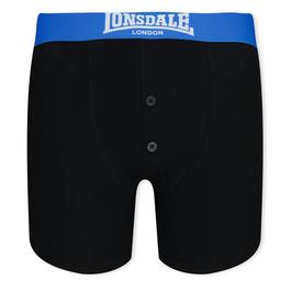 Lonsdale 2 Pack Boxers Junior