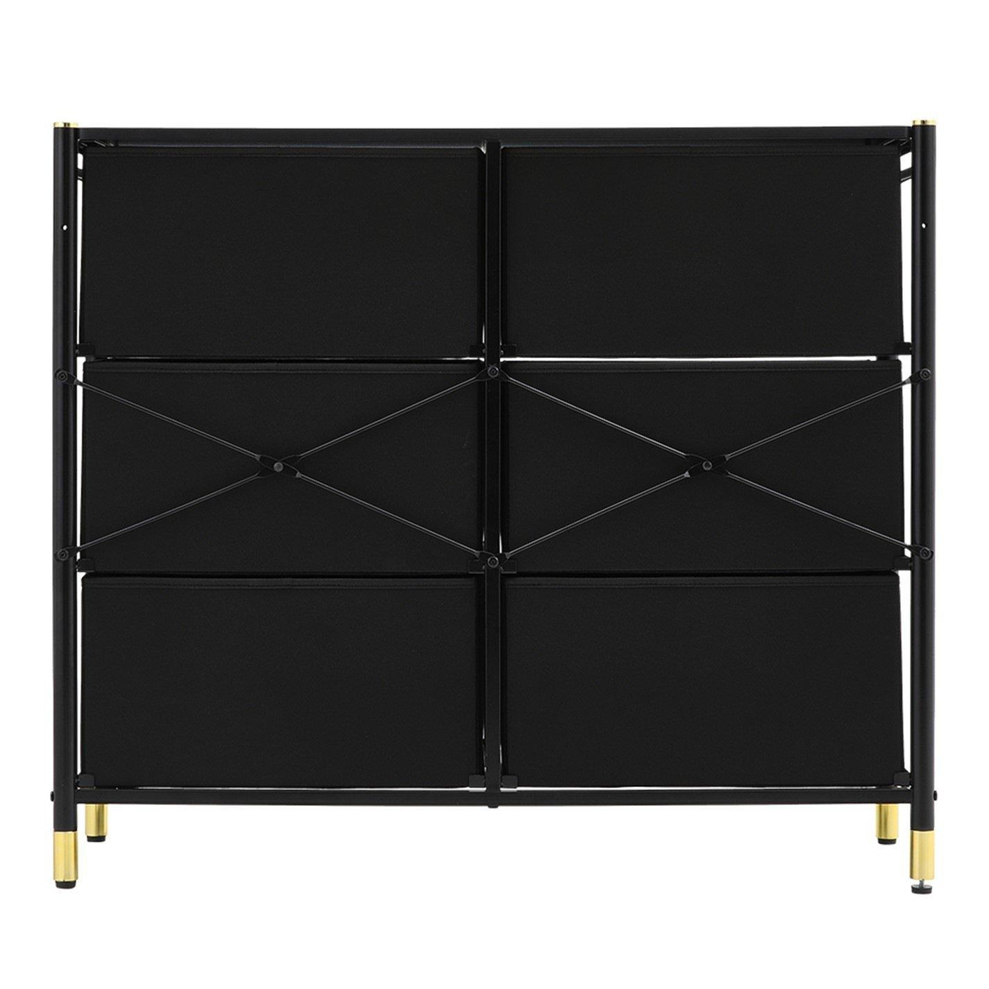 Blackgold - Kabinet UK - 6-Drawer Plastic Storage Cabinet - 6