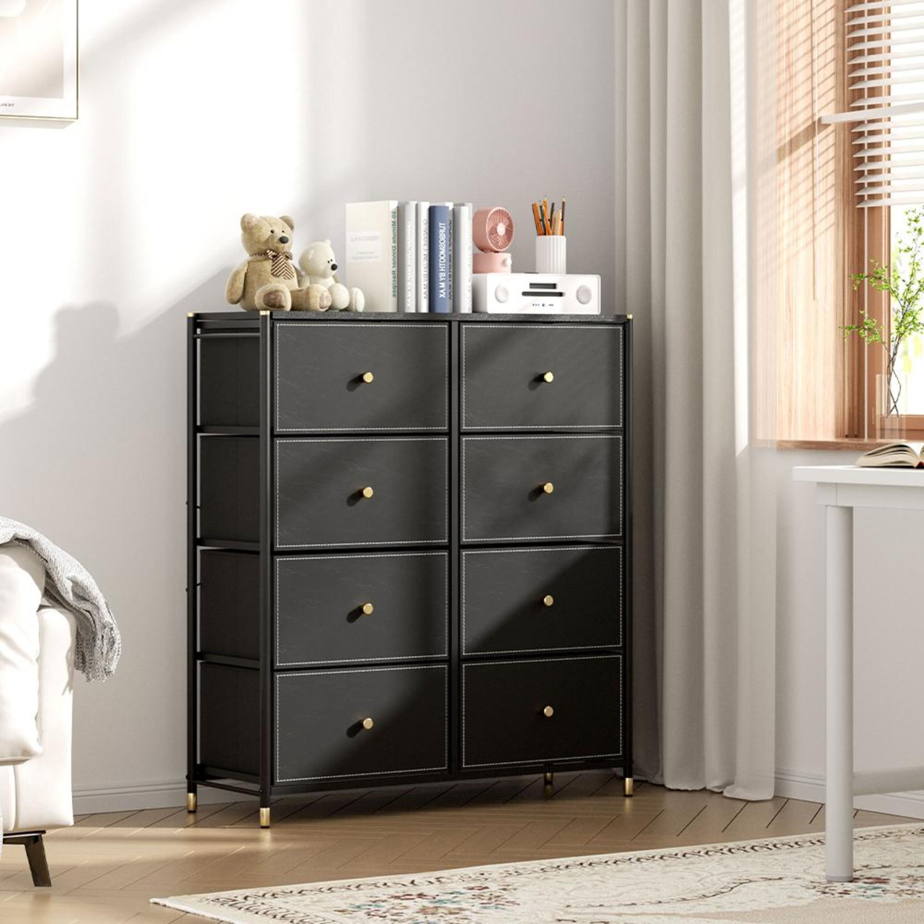 Kabinet UK 8-Drawer Plastic Storage Cabinet