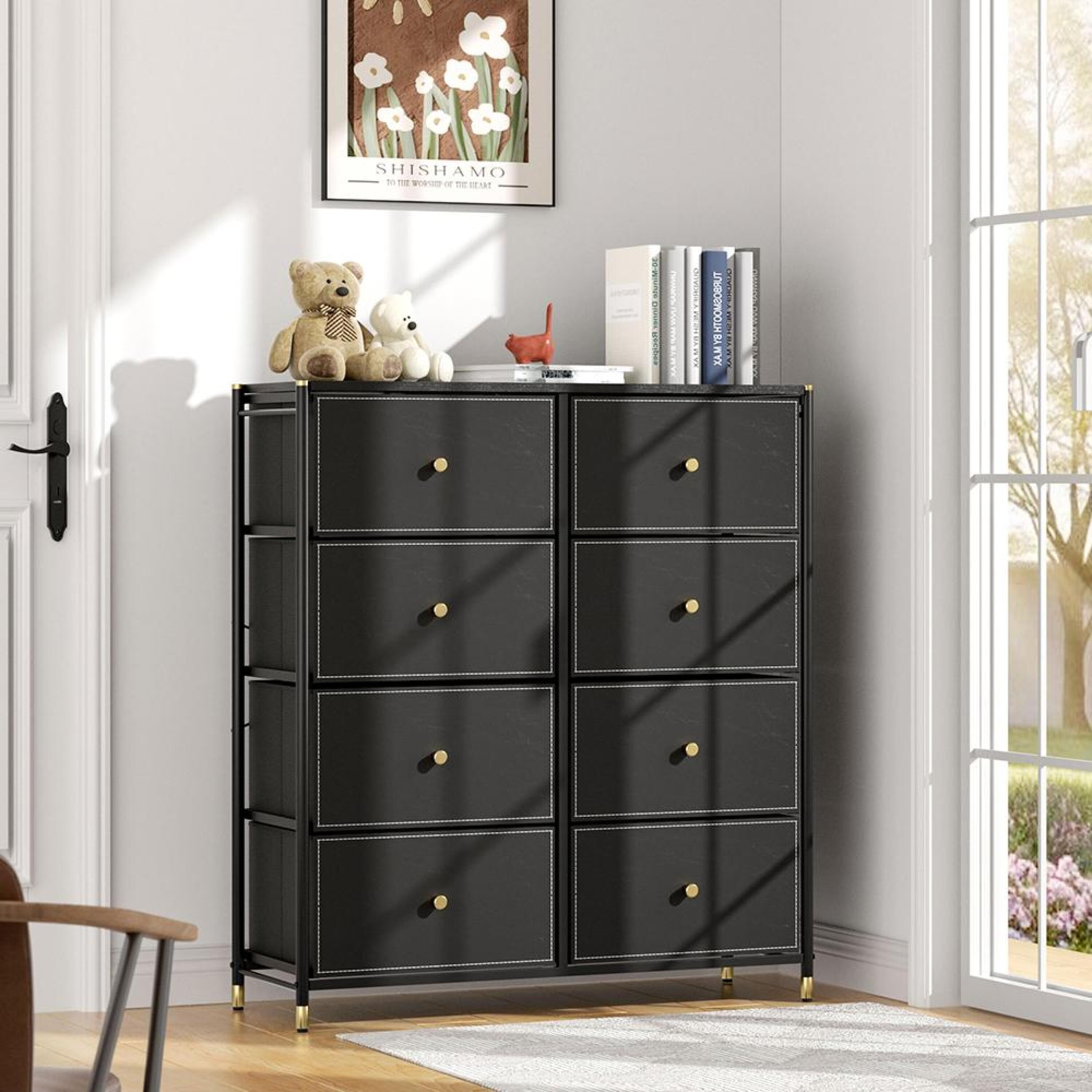 Blackgold - Kabinet UK - 8-Drawer Plastic Storage Cabinet - 2