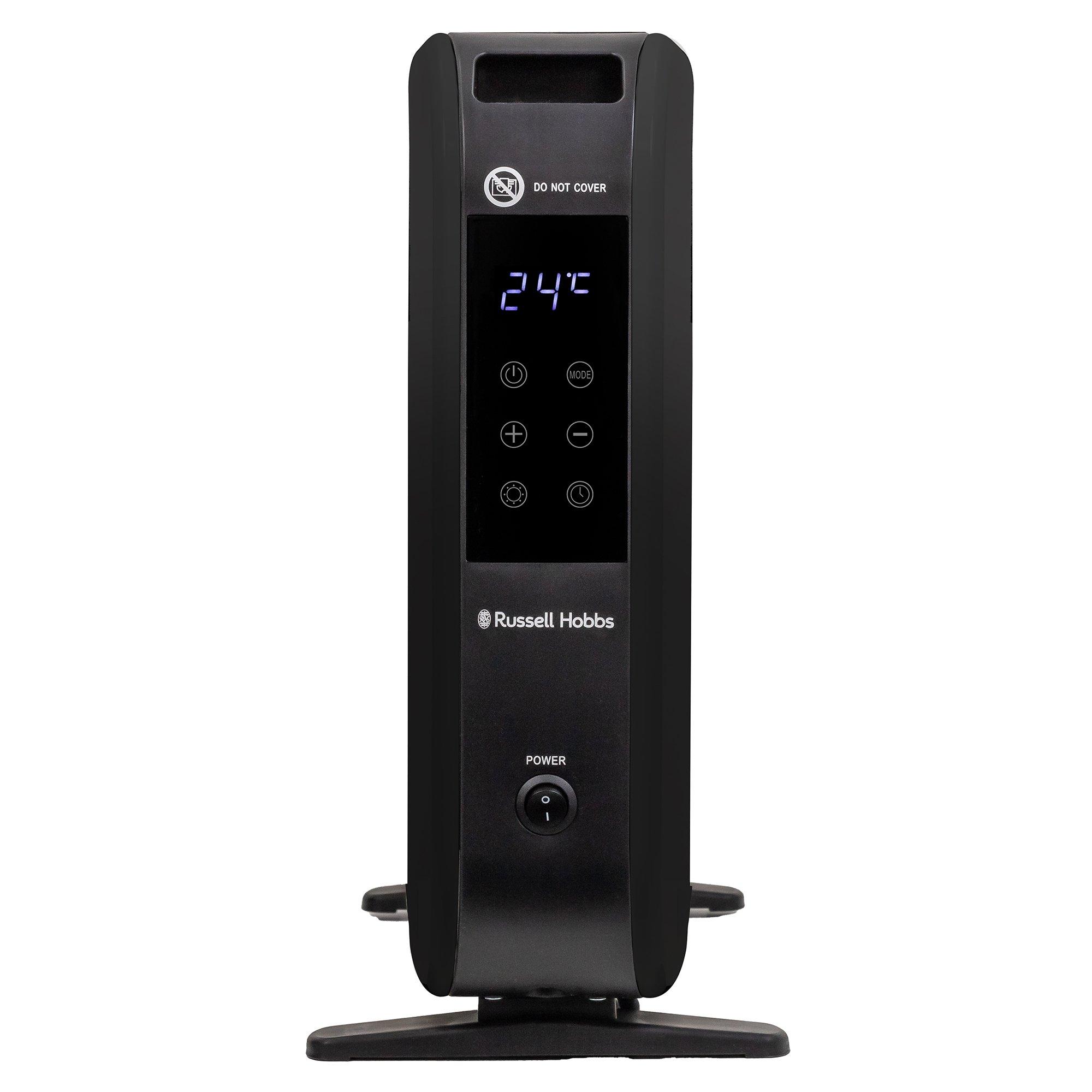 Black - Russell Hobbs - RHCVH2003B 2kW Digital Touch Convection Heater - 10