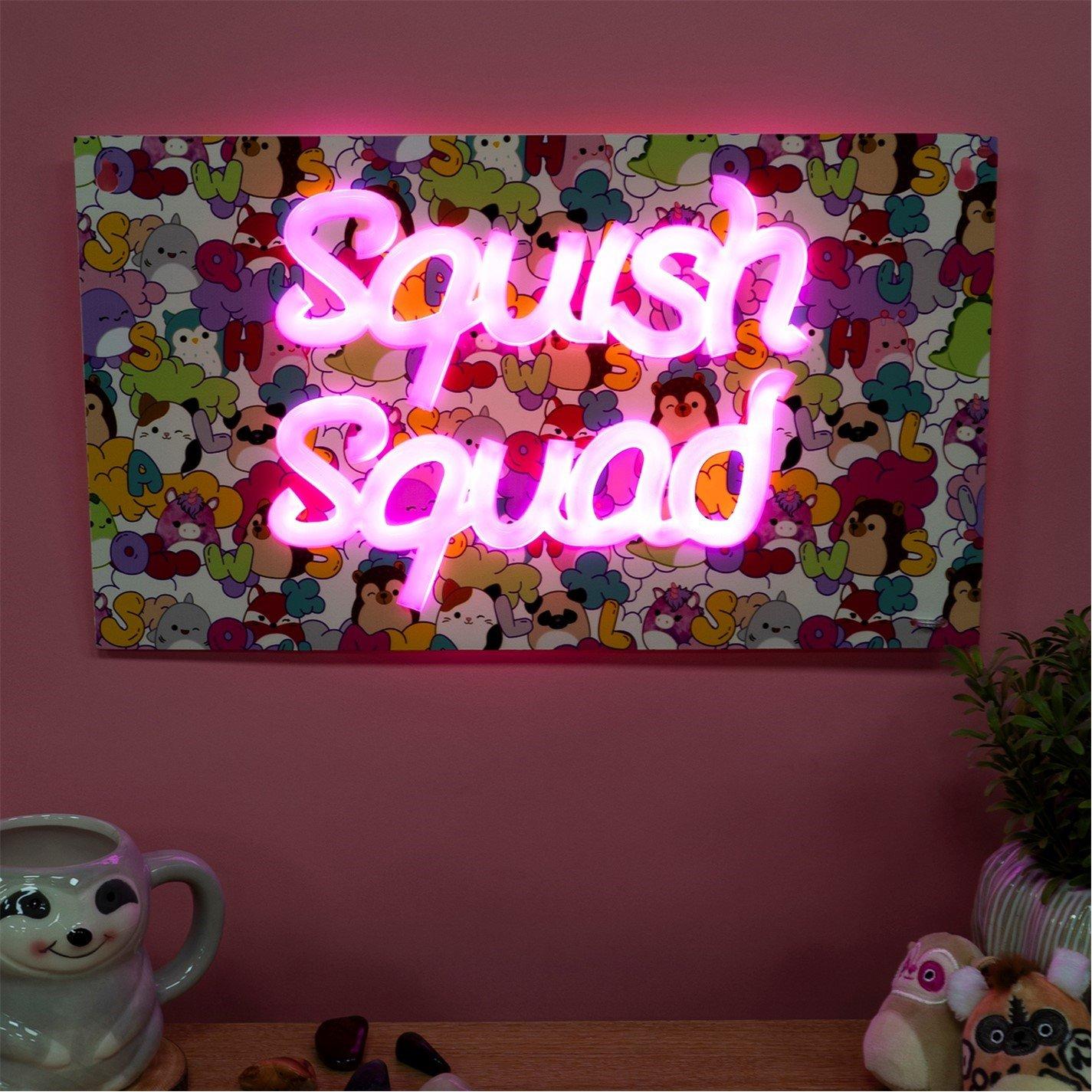 Multi - Squishmallows - Squish Squad Neon Wall Light - 2