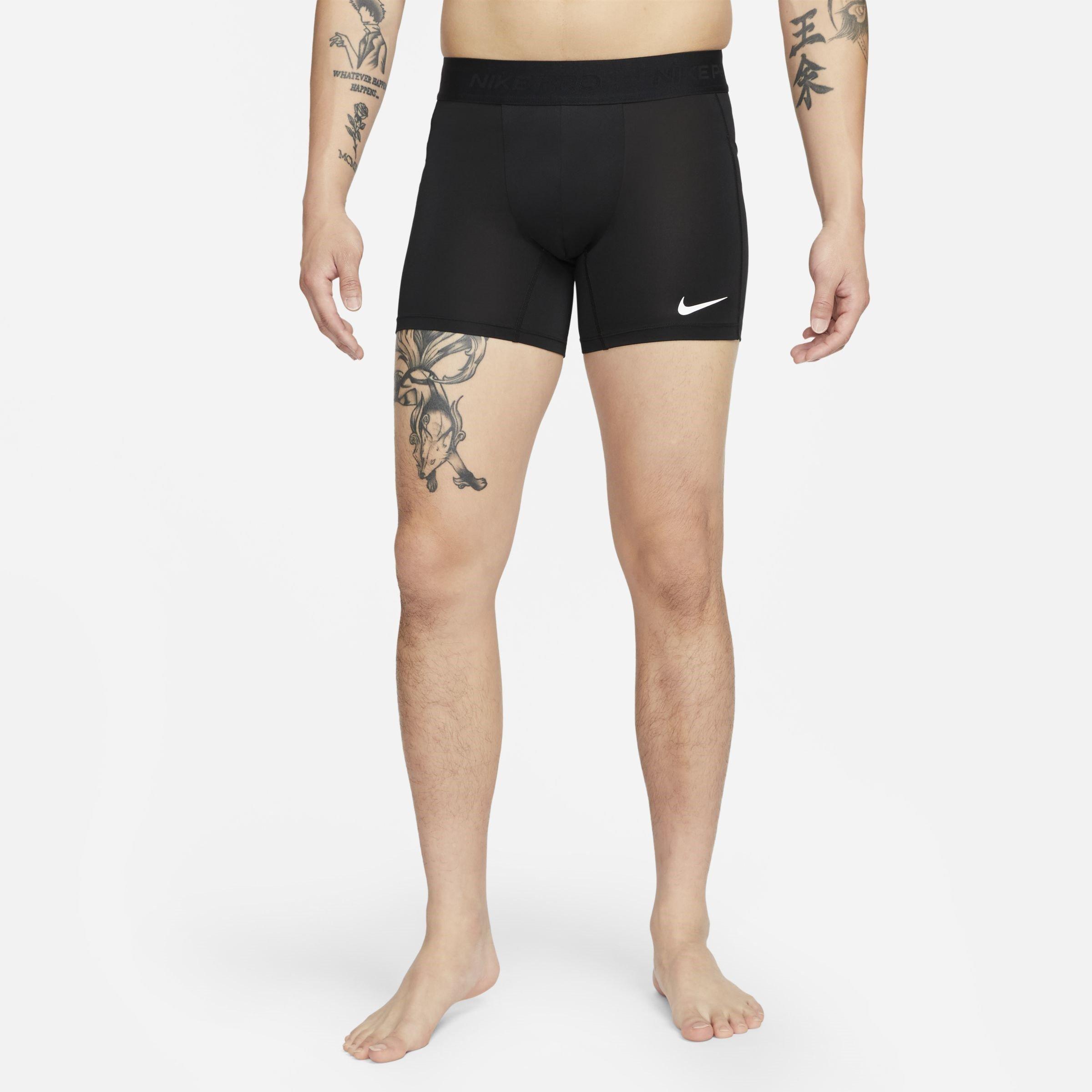 Black/White - Nike - Pro Mens Dri-FIT Brief Shorts - 3