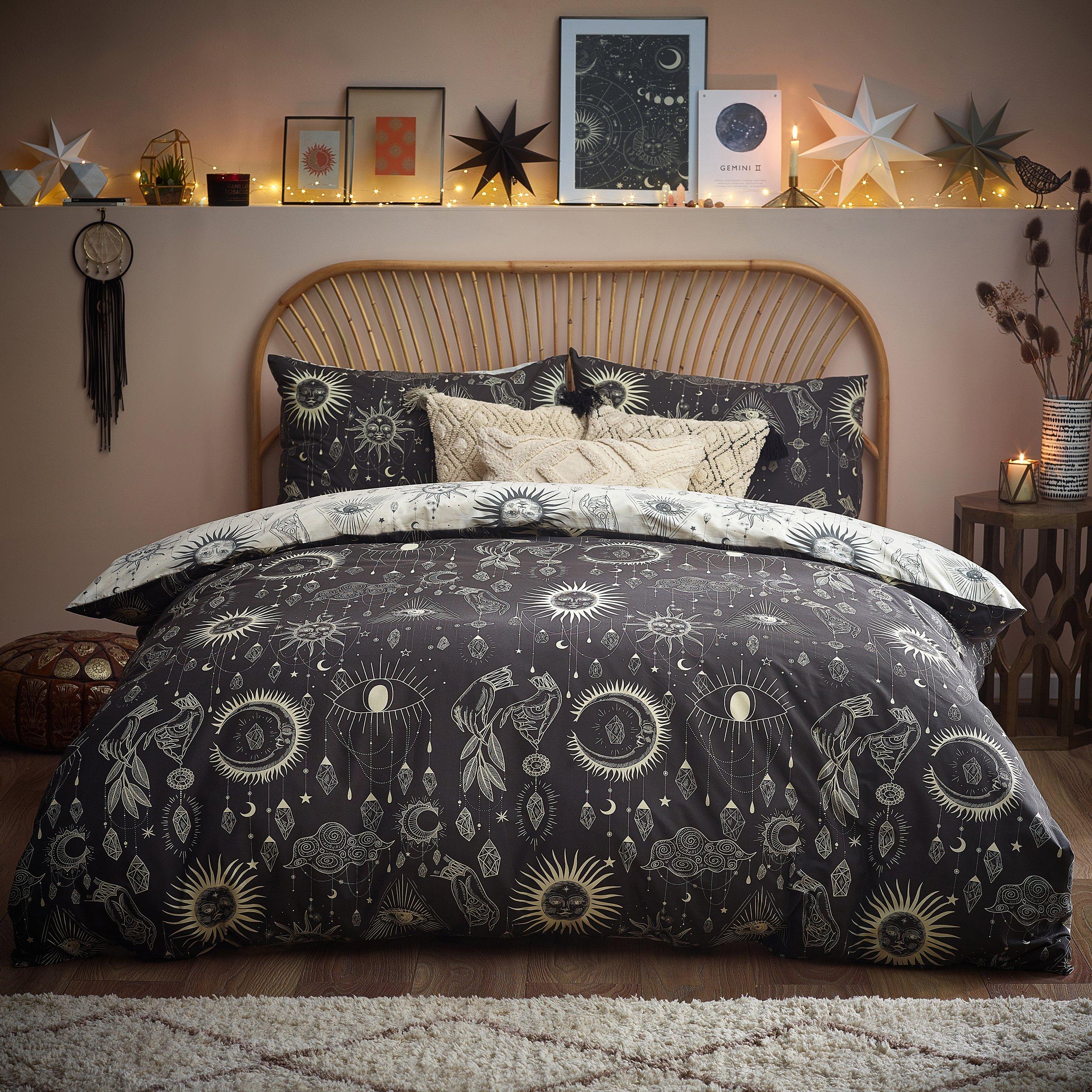 Bronze/Navy - furn. - Constellation Celestial Duvet Set - 2