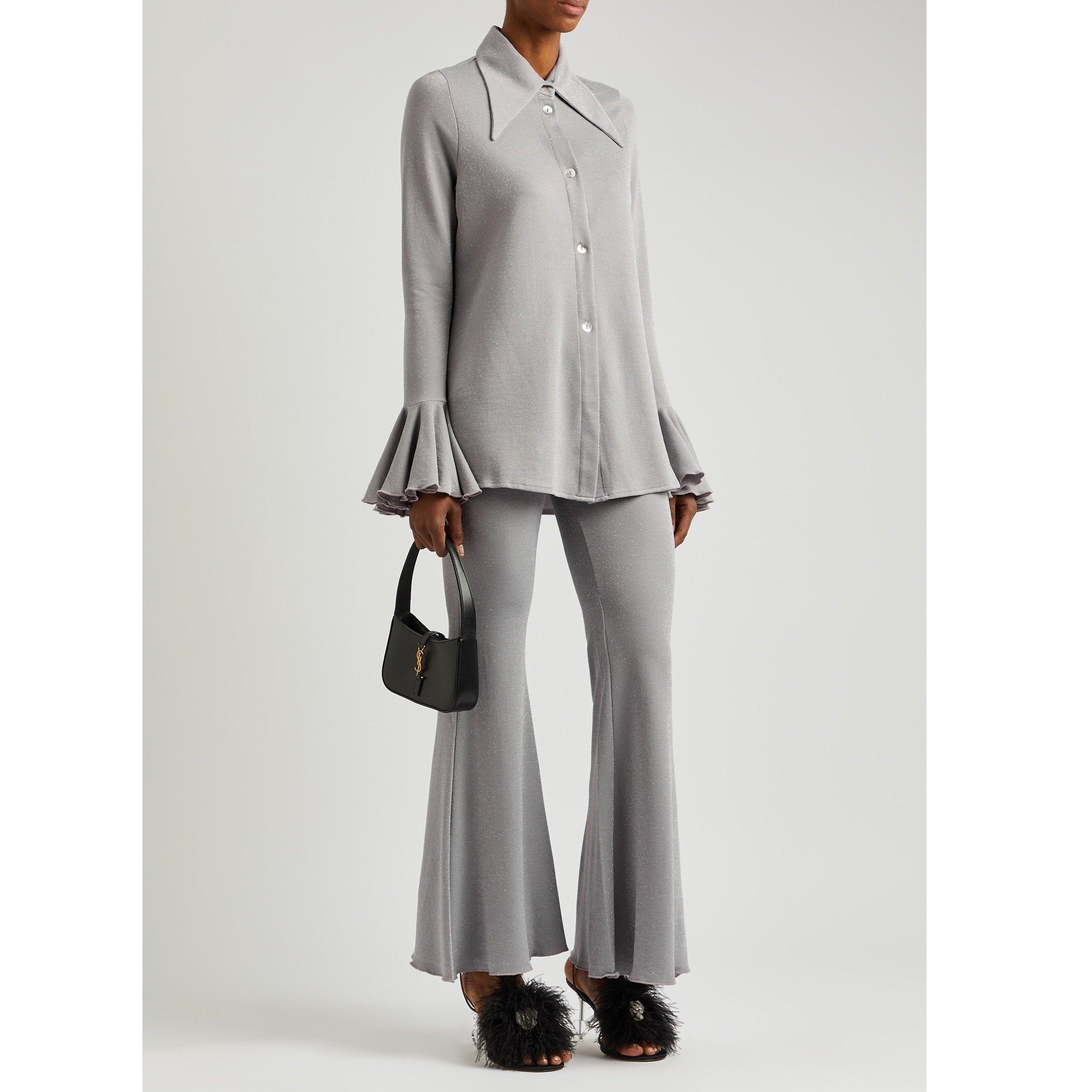 SILVER - Sleeper - PJS LUREX LOUNGE SUIT W PANTS - 5