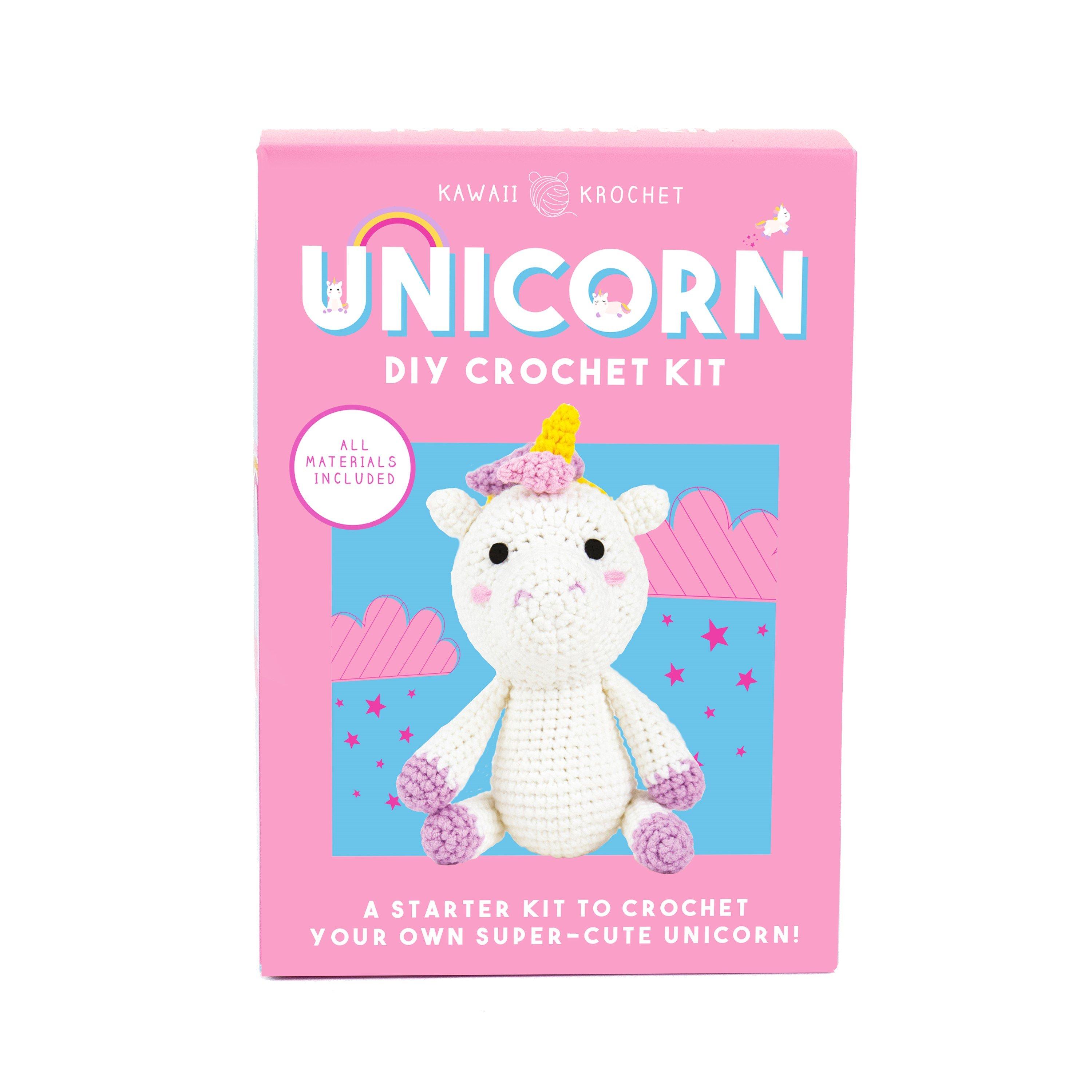 Pink - Gift Republic - UNICORN DIY CROCHET KIT - 3