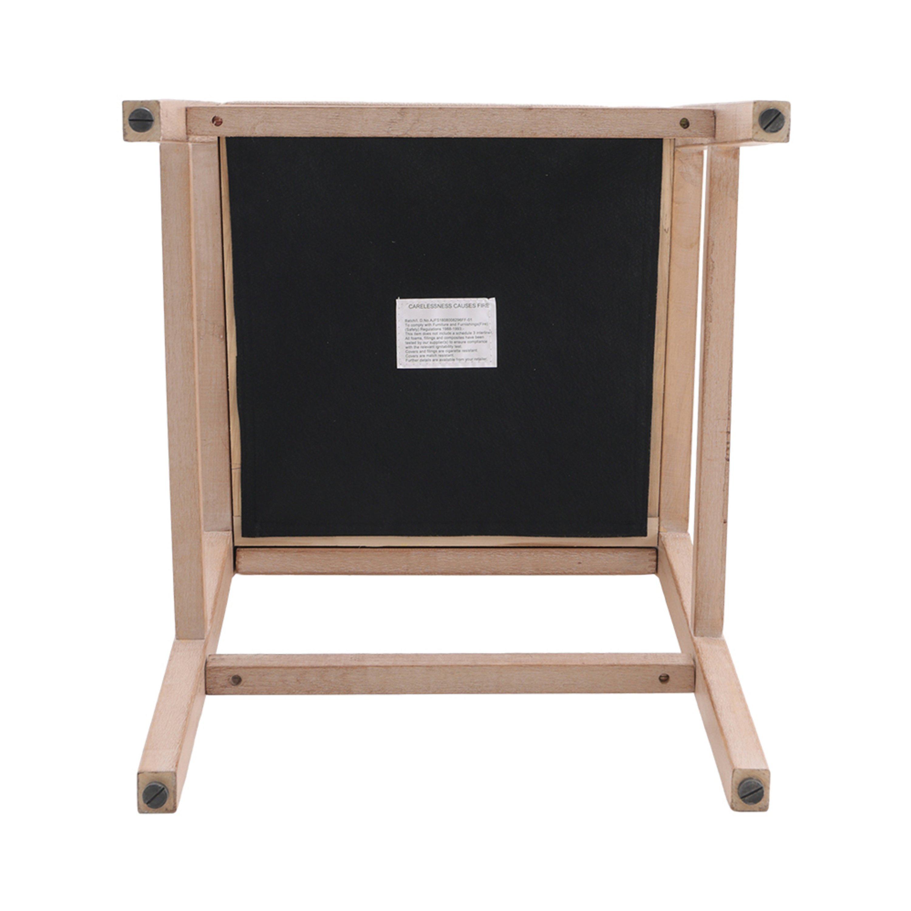 Grey - Kabinet UK - 2 Pcs Natural Rattan Bar Stools with Backrest - 6