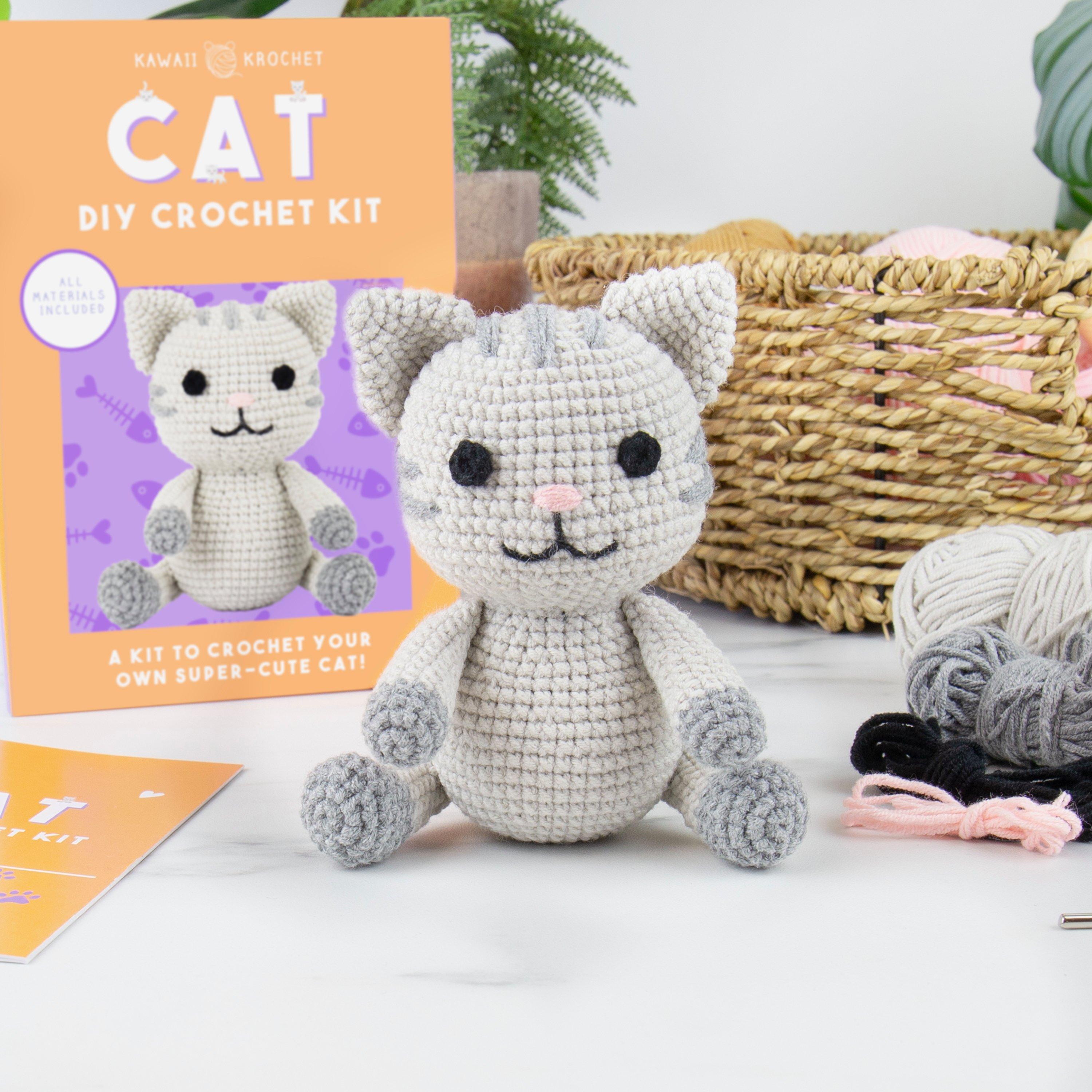 Orange - Gift Republic - DIY CAT CROCHET KIT - 1