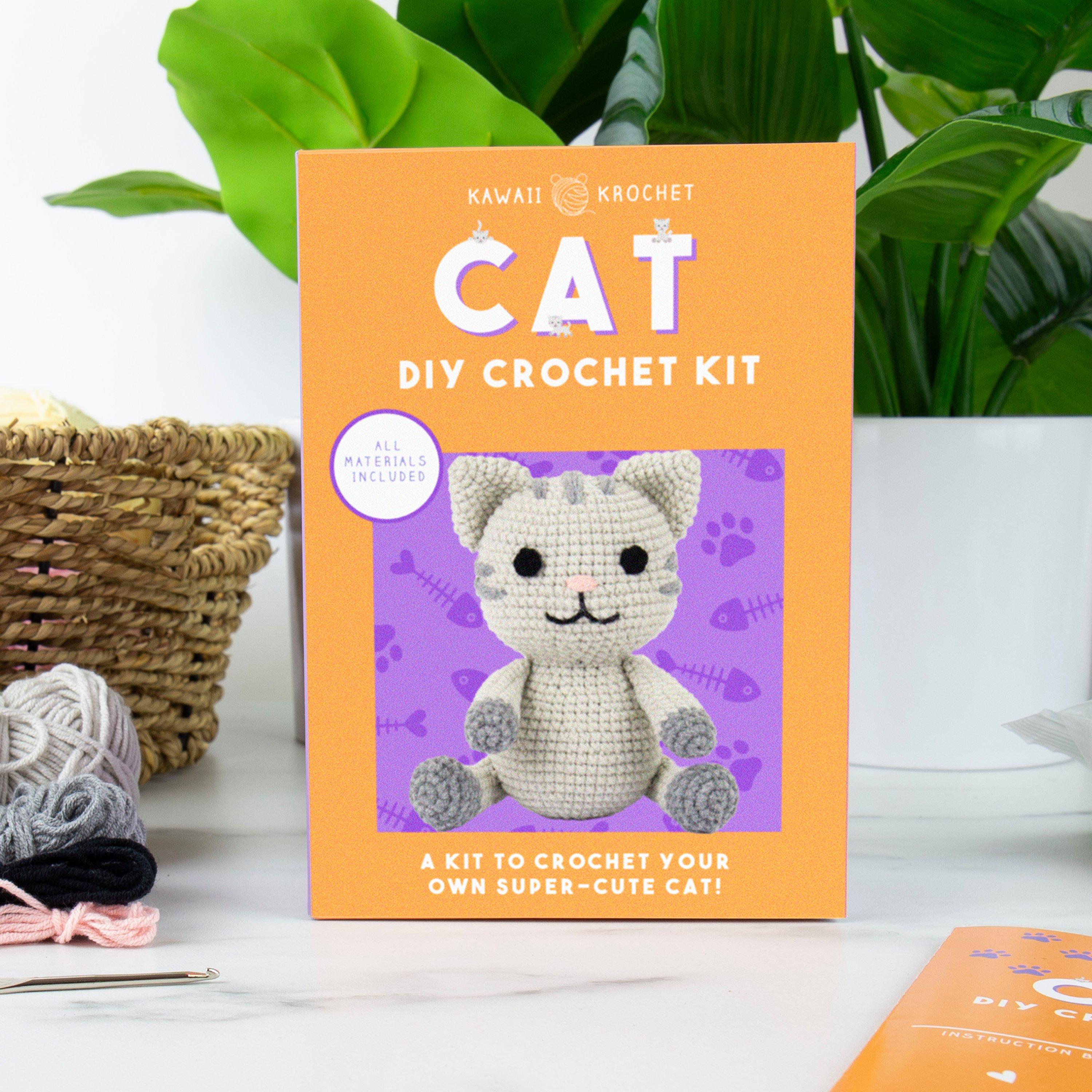 Orange - Gift Republic - DIY CAT CROCHET KIT - 2