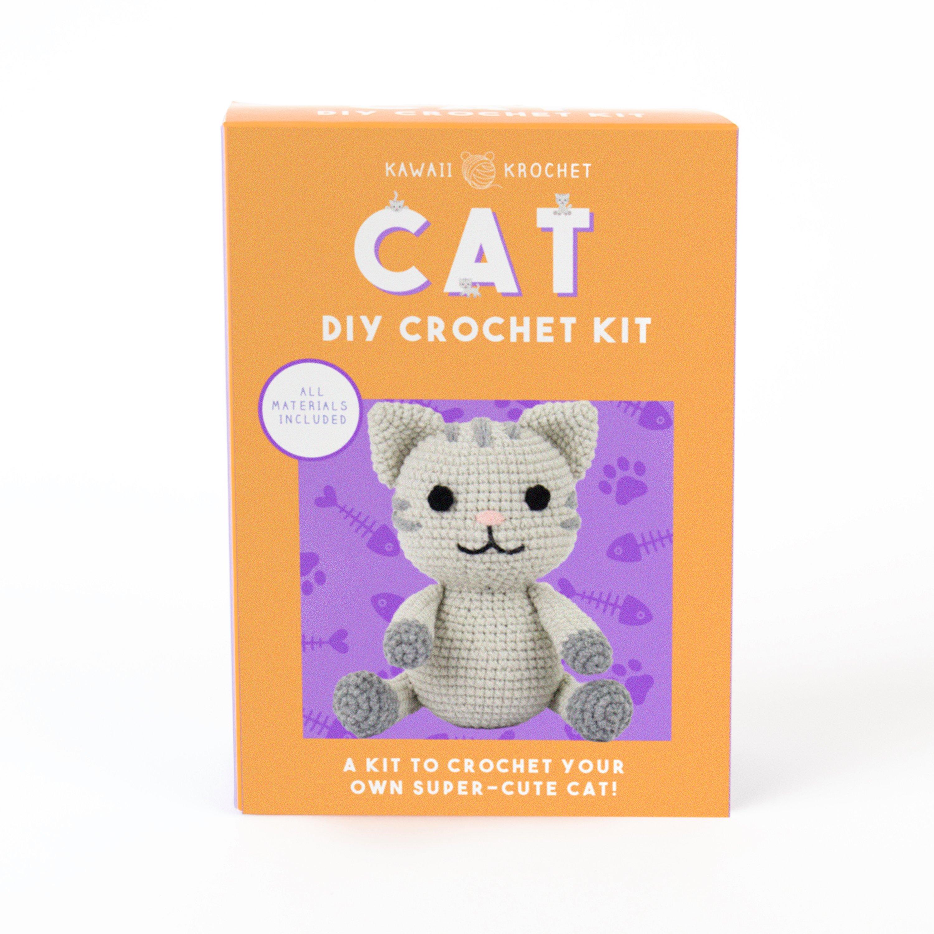 Orange - Gift Republic - DIY CAT CROCHET KIT - 3