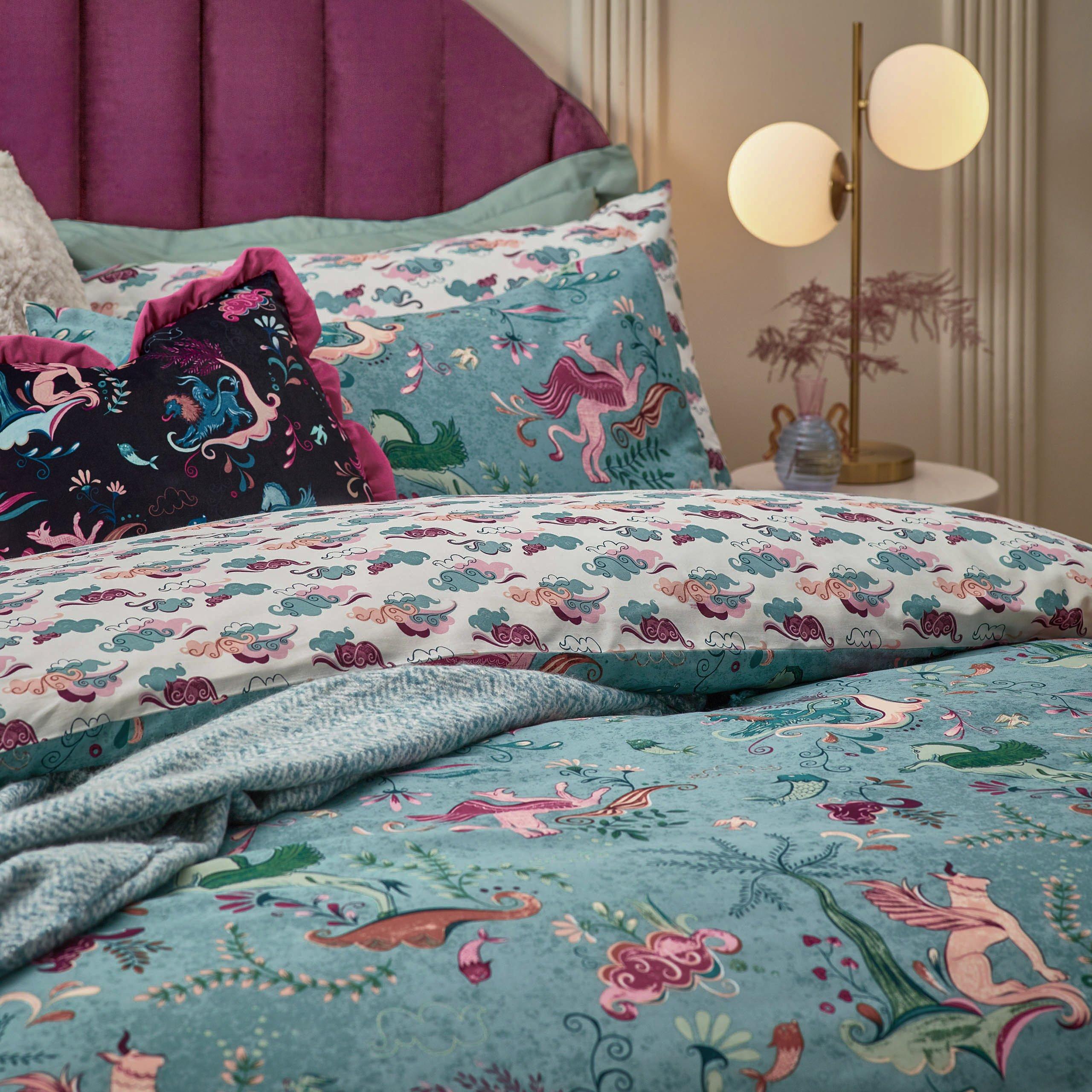 Mineral Blue - furn. - Athena Mythological Duvet Set - 2