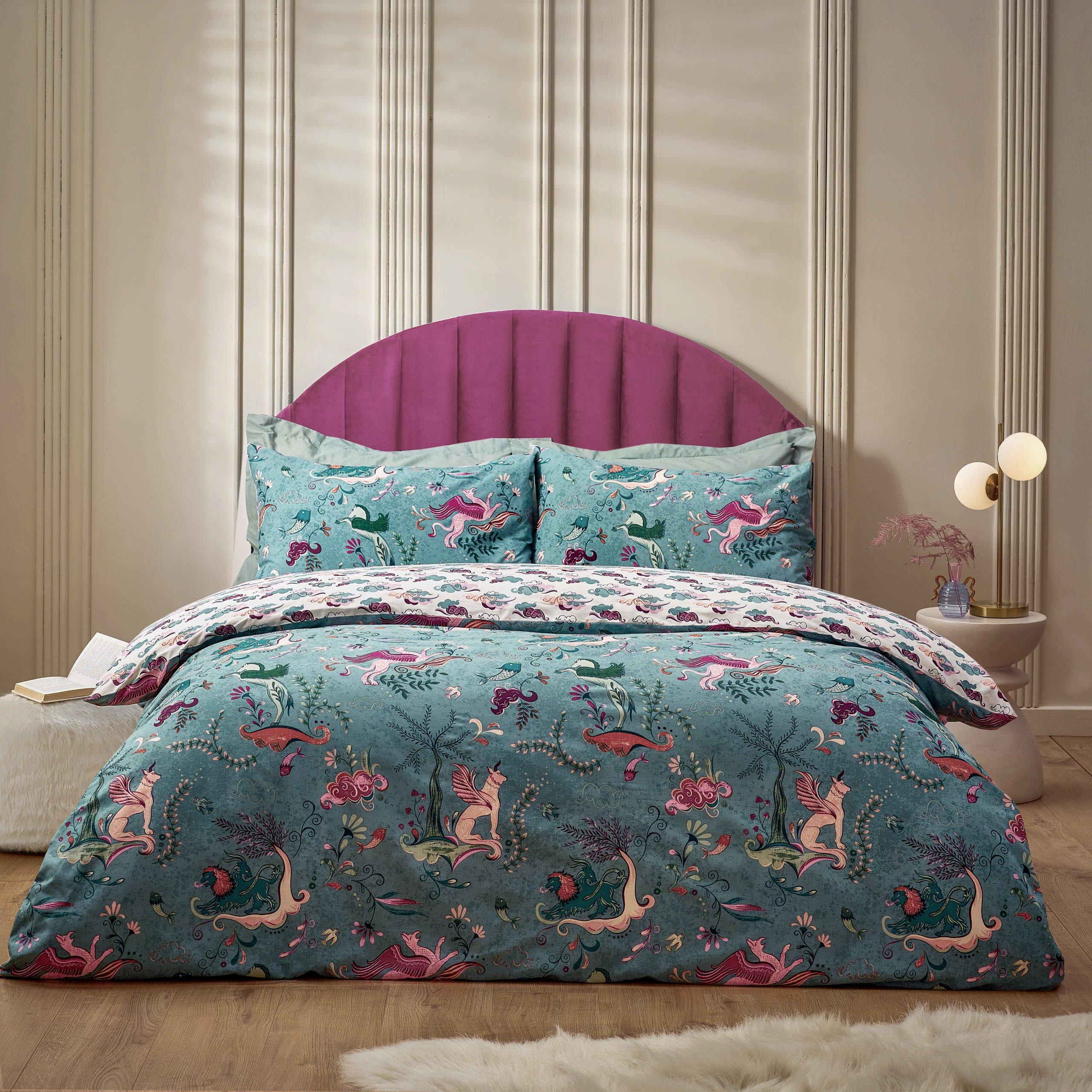 Mineral Blue - furn. - Athena Mythological Duvet Set - 4