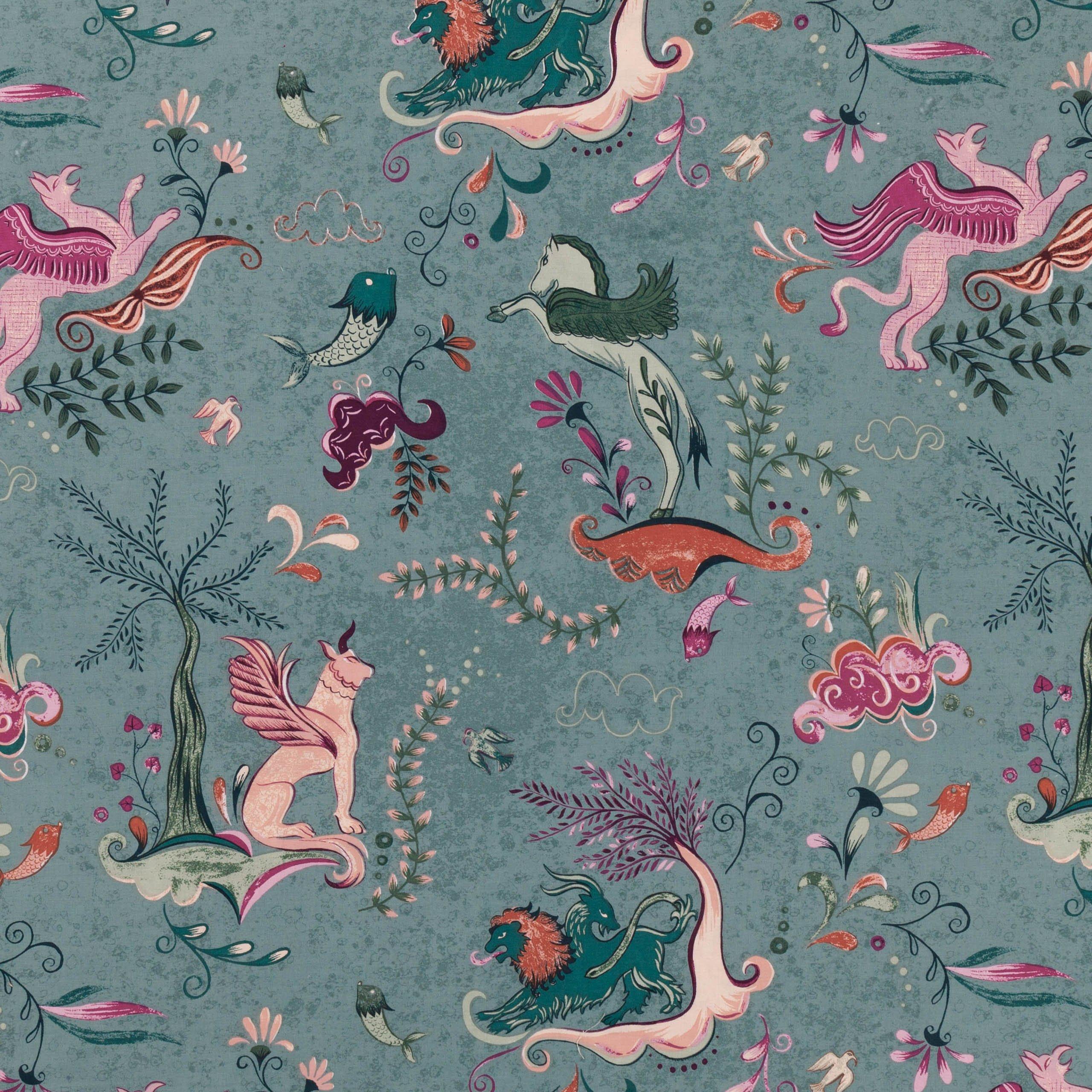 Mineral Blue - furn. - Athena Mythological Duvet Set - 5