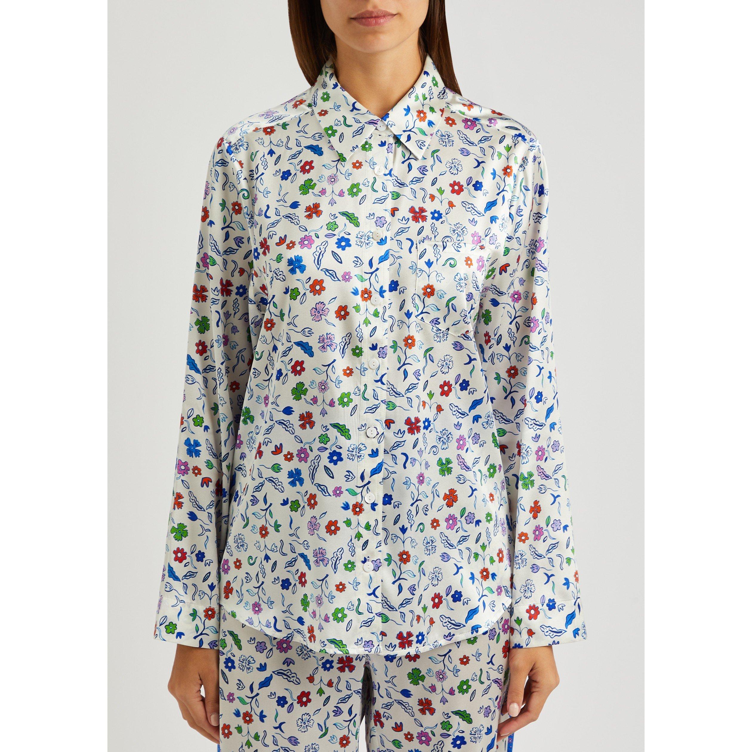 BLUE AND OTHER - Jessica Russell Flint - PJ T LS DE FLEURS PJ TOP - 2