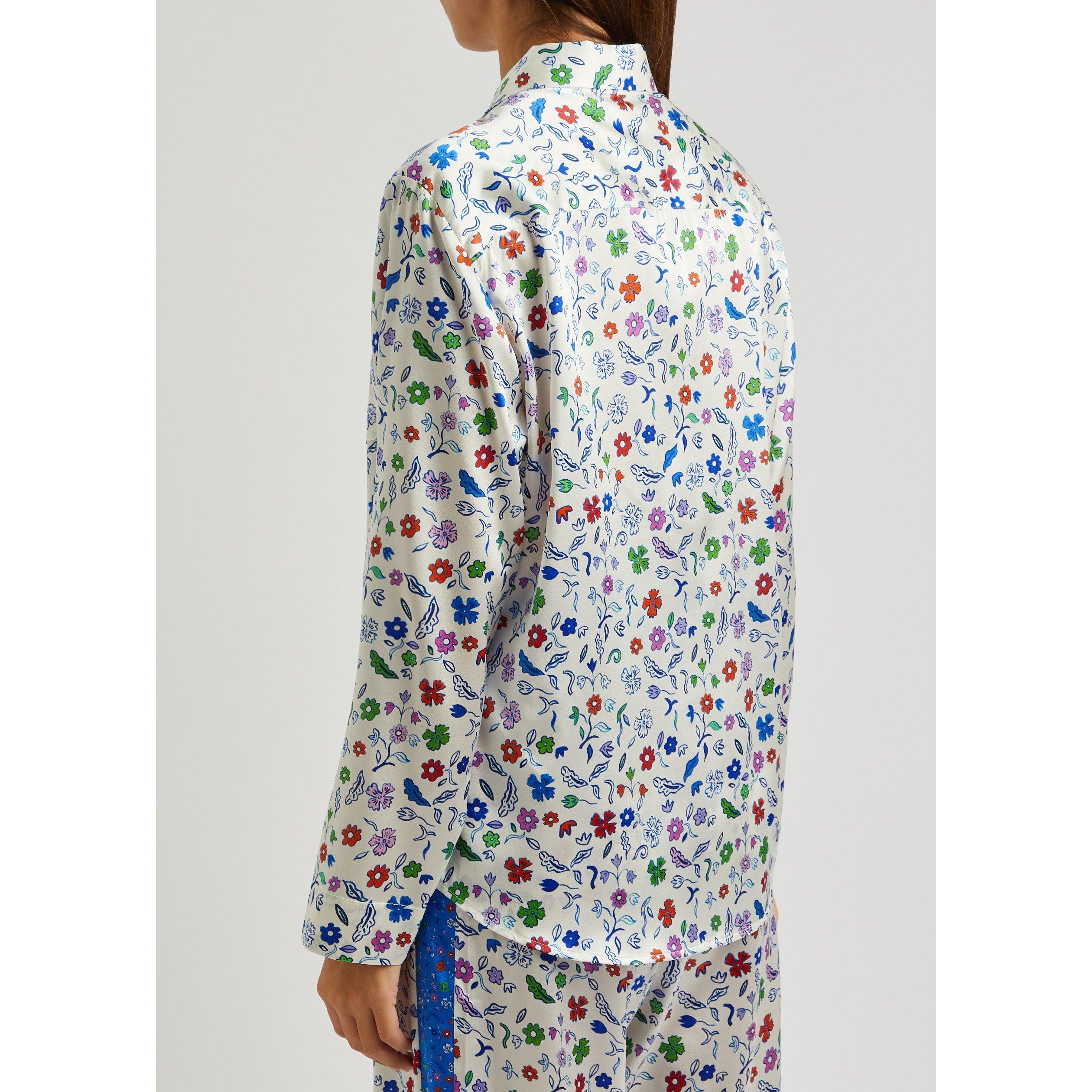 BLUE AND OTHER - Jessica Russell Flint - PJ T LS DE FLEURS PJ TOP - 3
