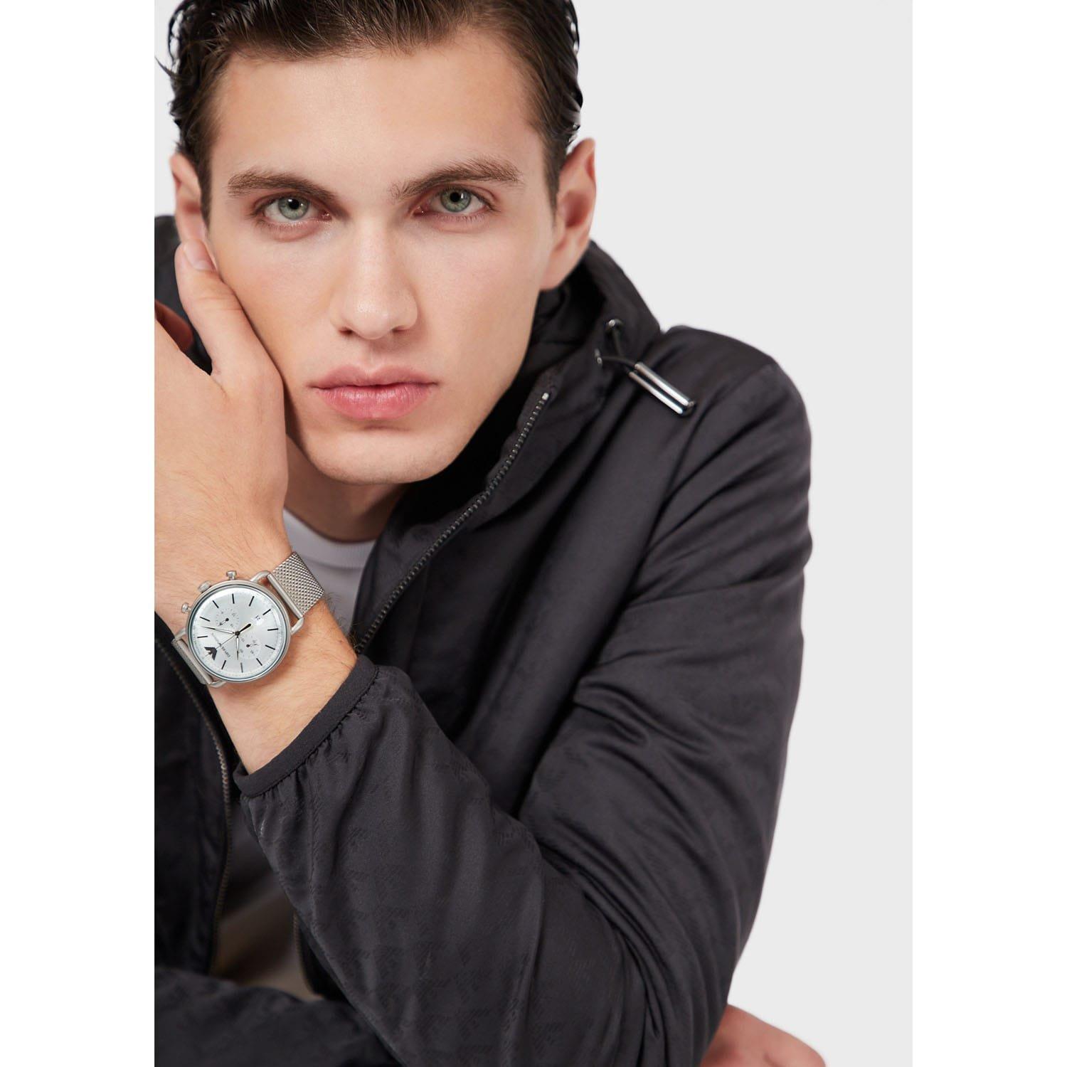 Silver - Emporio Armani - Watch - 5