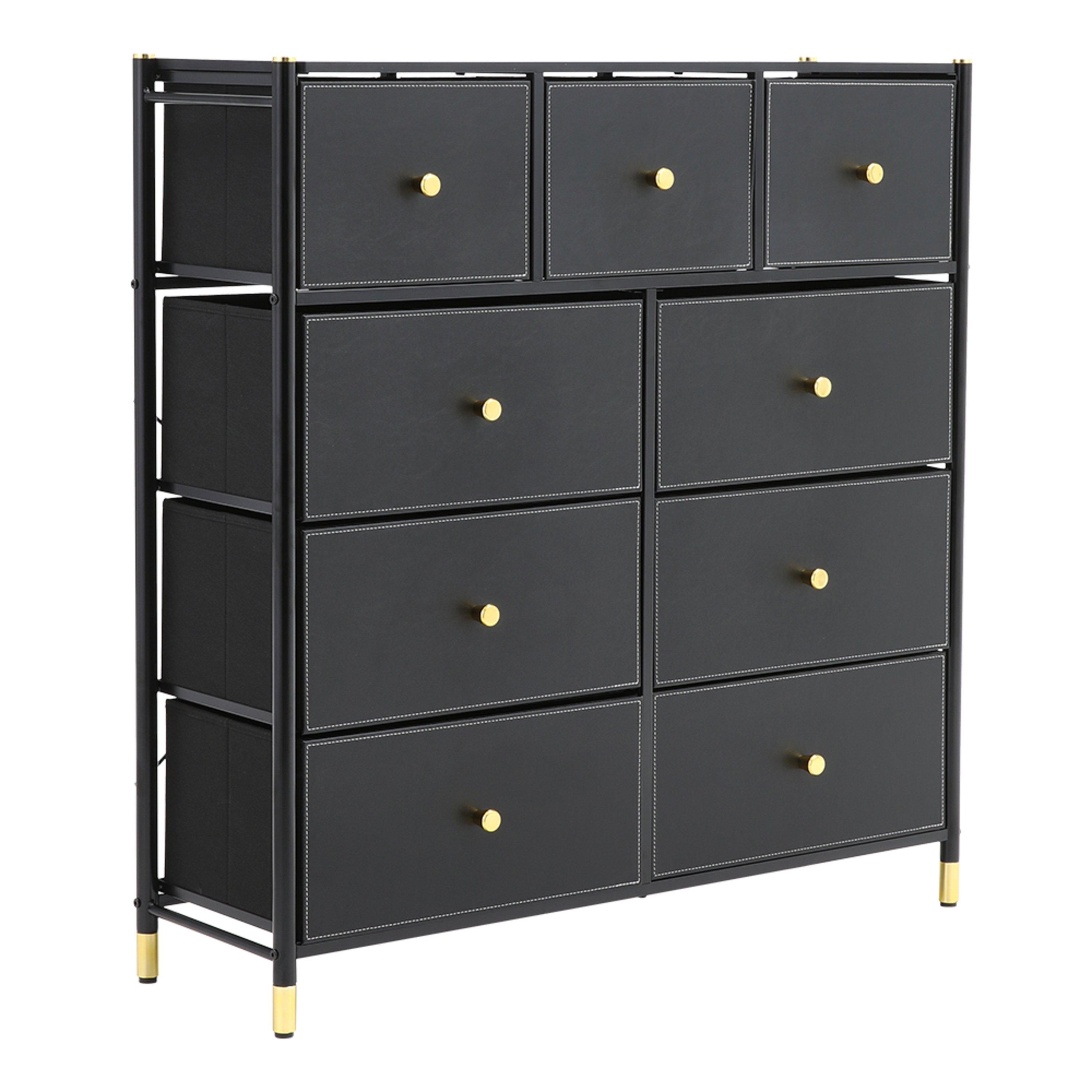 Blackgold - Kabinet UK - 9-Drawer Plastic Storage Cabinet - 4