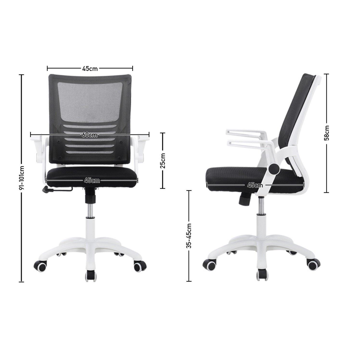 Blackwhite - Kabinet UK - Office Desk Mesh Swivel Chair - 8