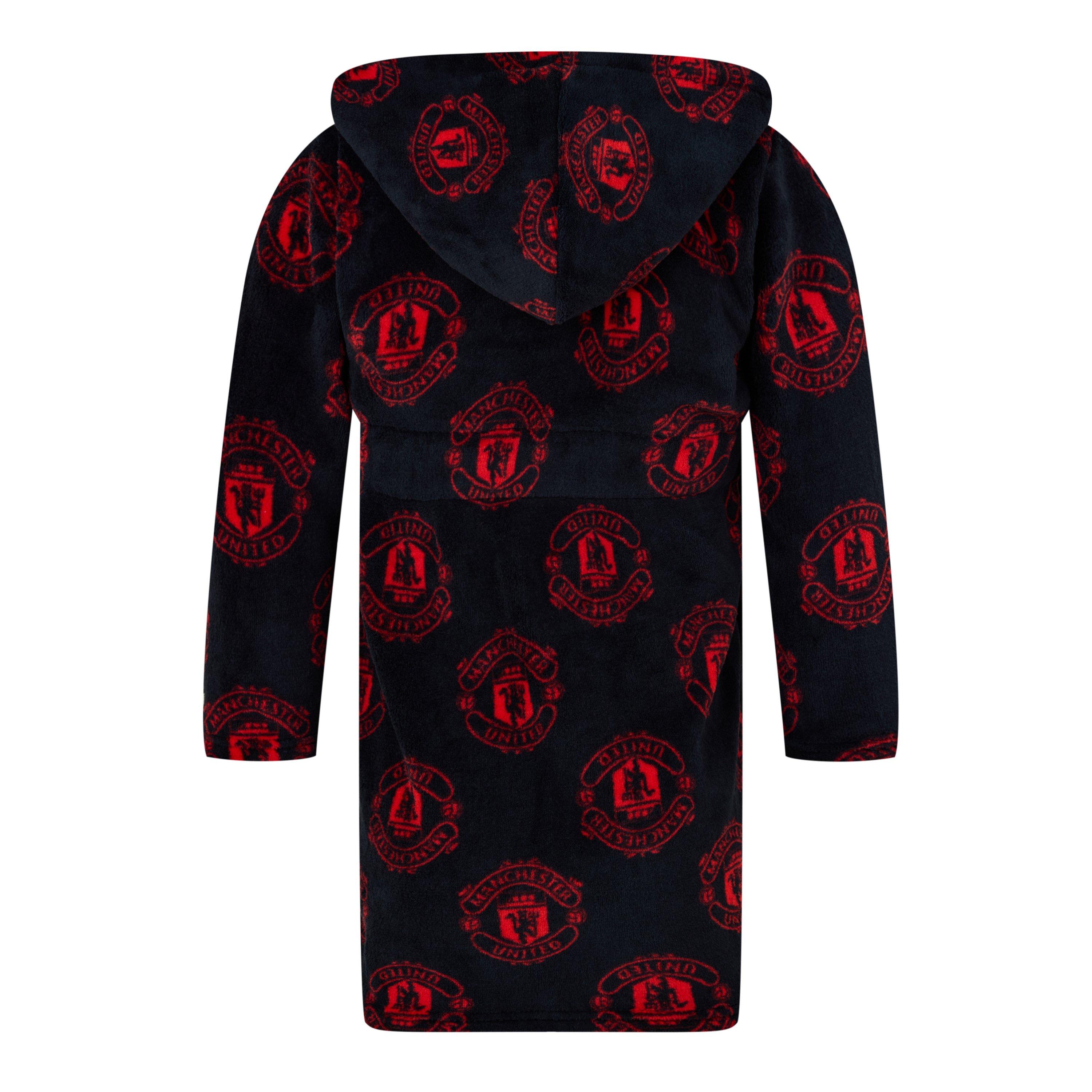 Man Utd - Team - Boys Fluffy Fleece Robe - 2