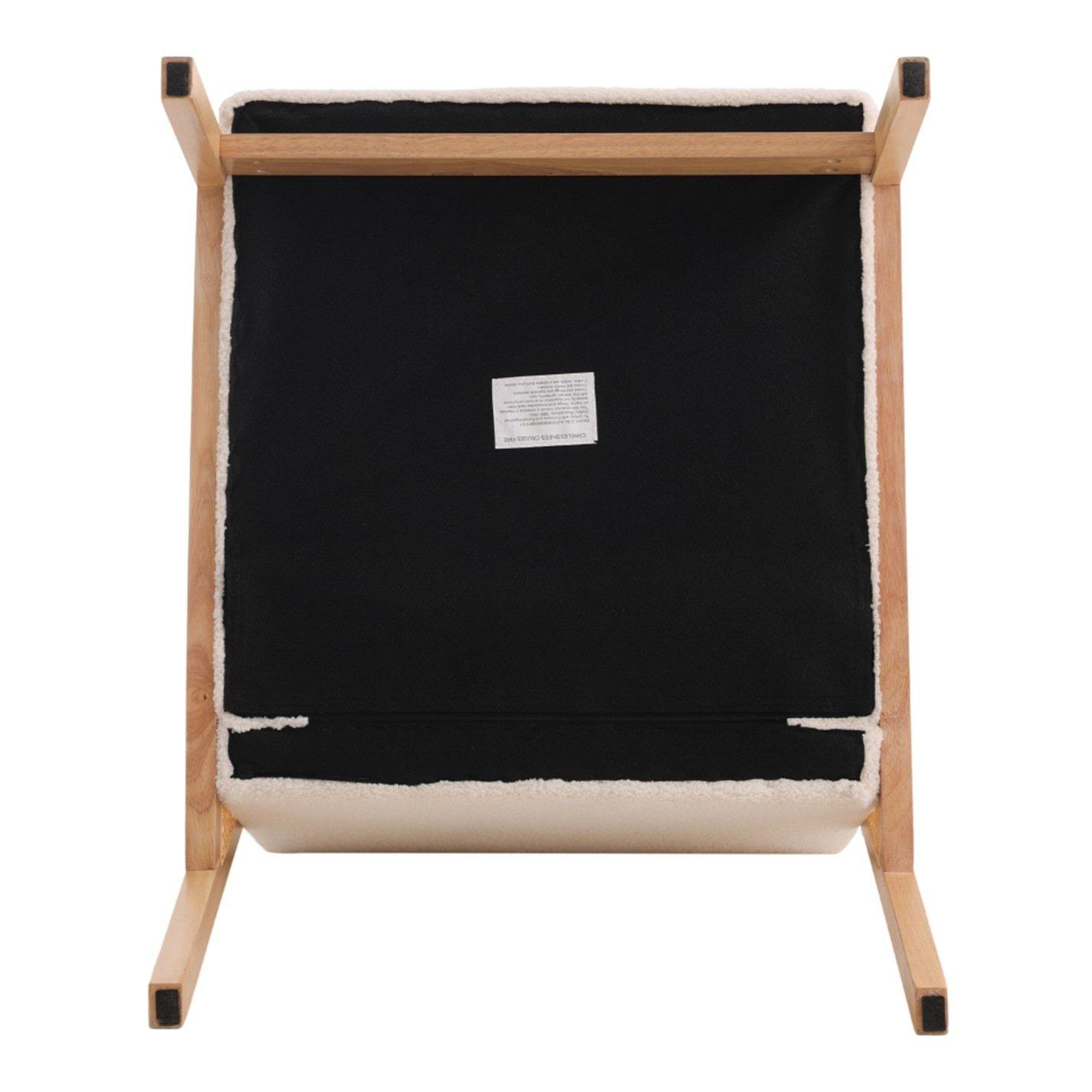 White - Kabinet UK - Cushioned Wood Armchair - 8