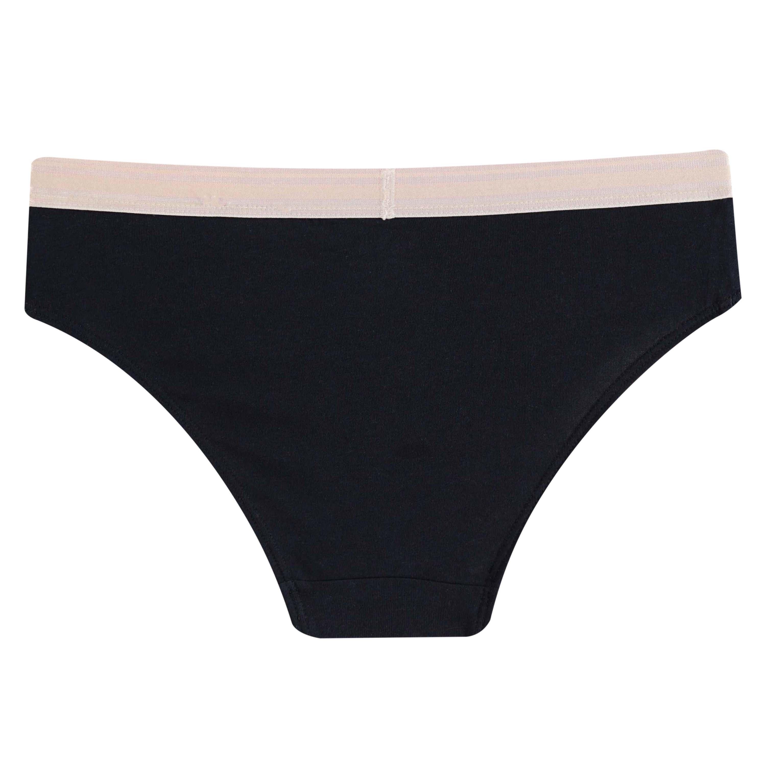 White/Grey/Blk - Jack Wills - Jack Girls Multipack Bikini Briefs 3 Pack - 6