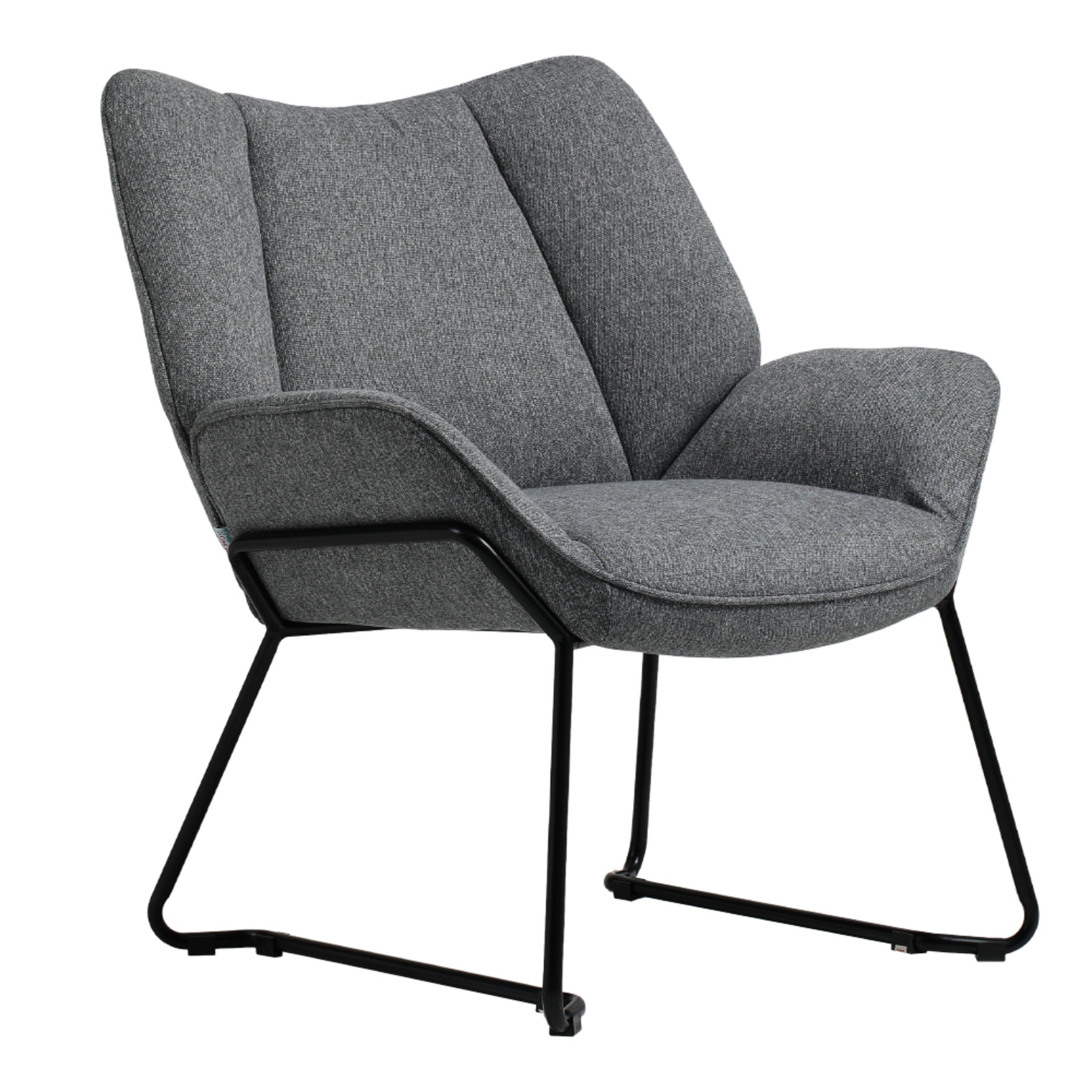 Grey - Kabinet UK - Minimalist Linen Armchair - 4
