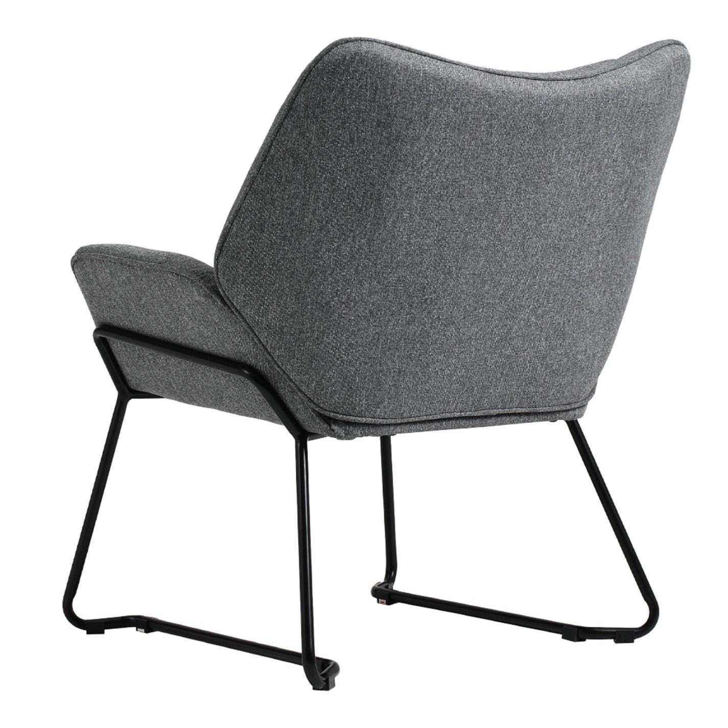Grey - Kabinet UK - Minimalist Linen Armchair - 5