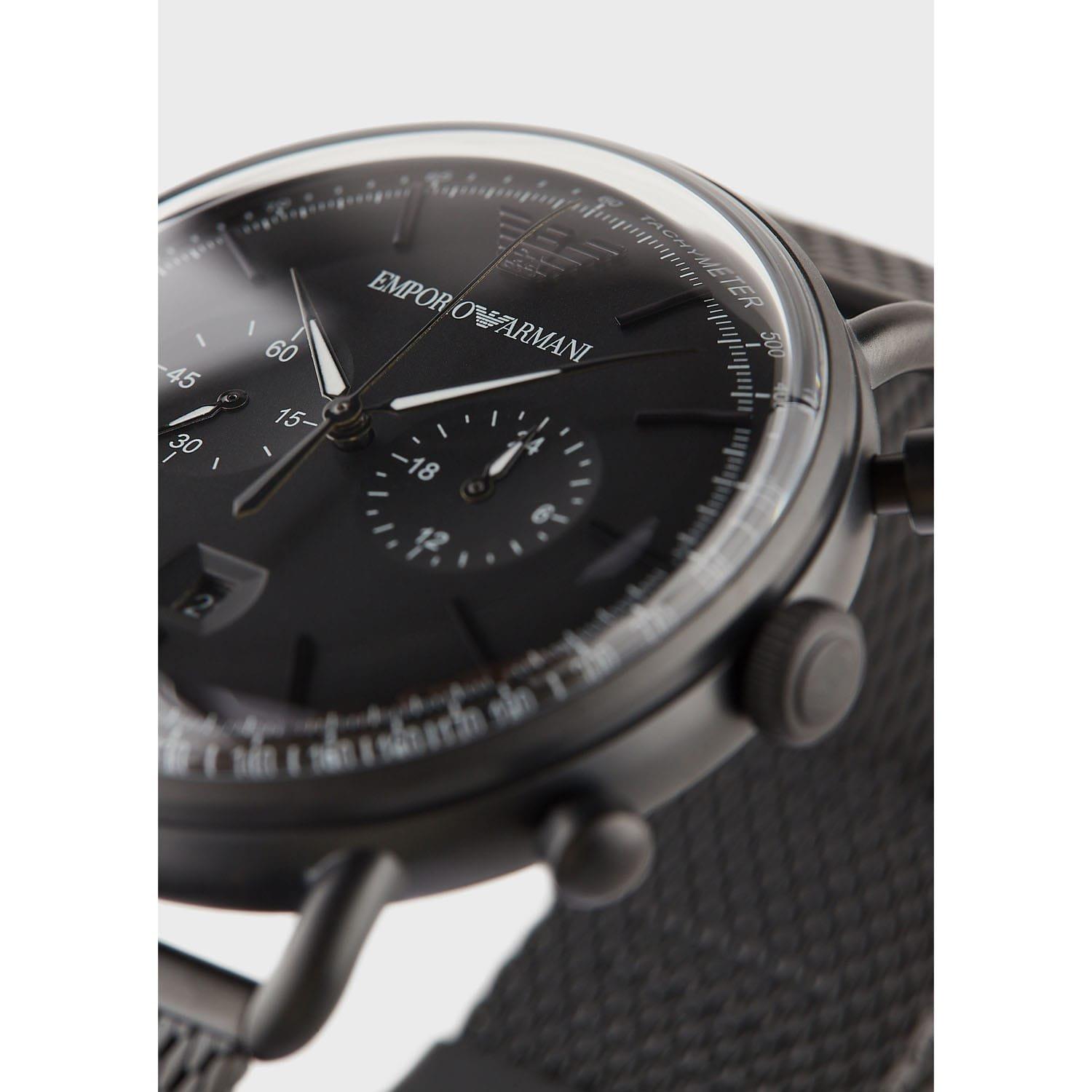 Black - Emporio Armani - Watch - 4