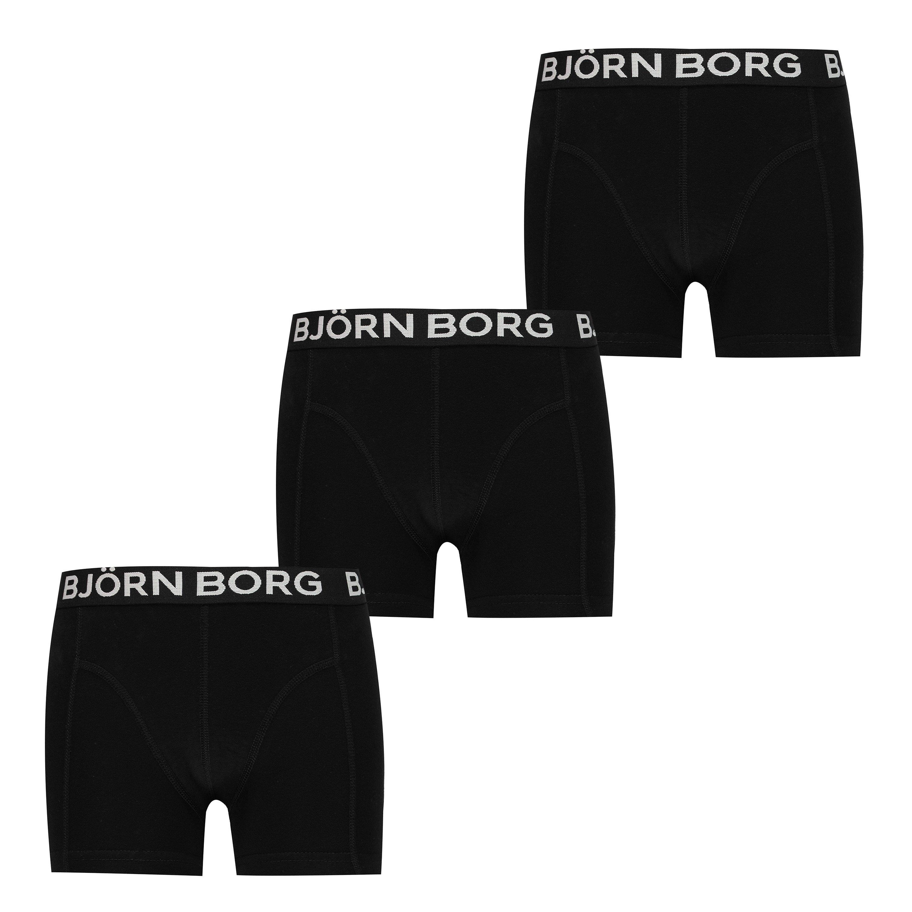 Black 90651 - Bjorn Borg - Sammy 3 Pack Boxer Shorts - 1