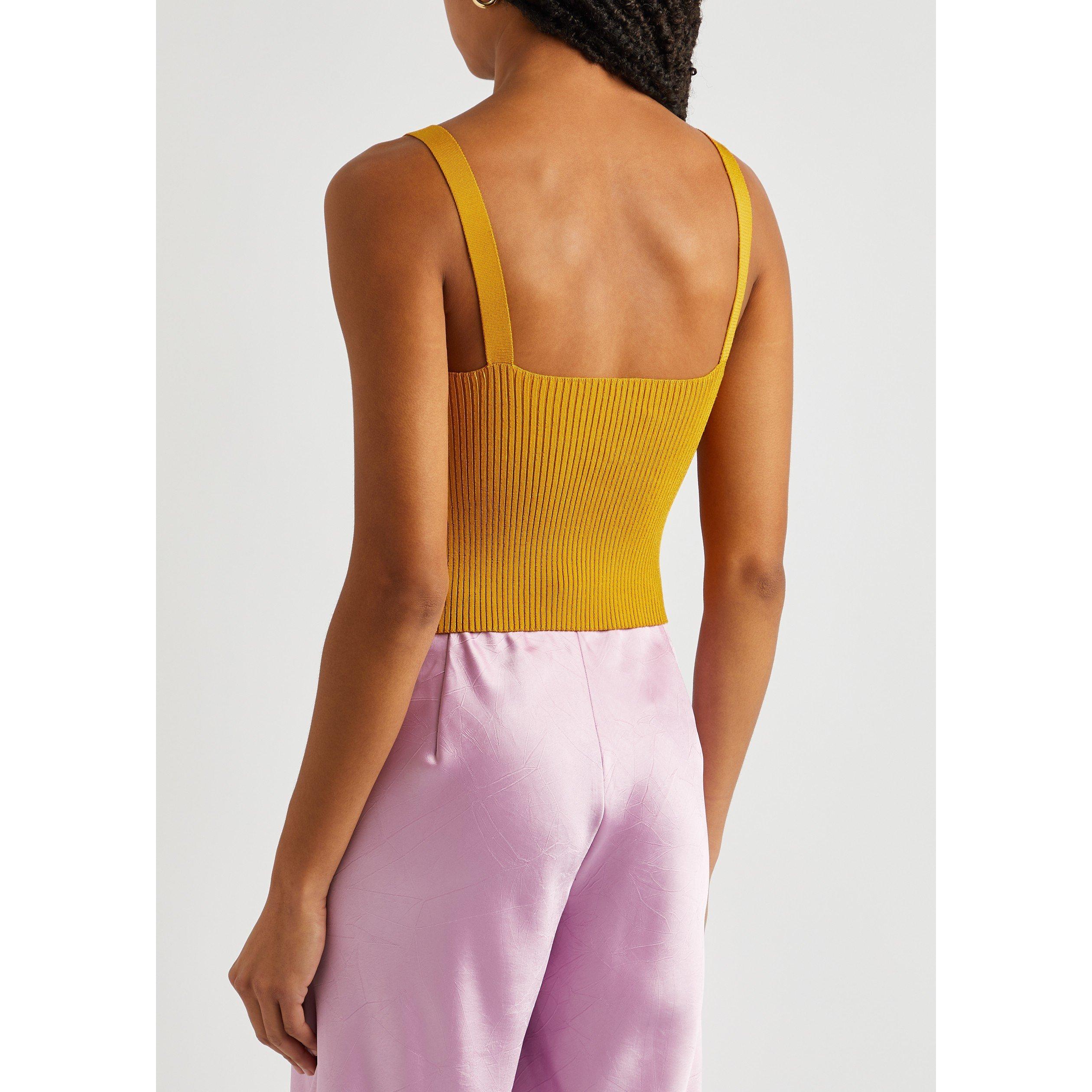 ORANGE - Vince - T RIBBED SWEETHEART BRALETTE - 3