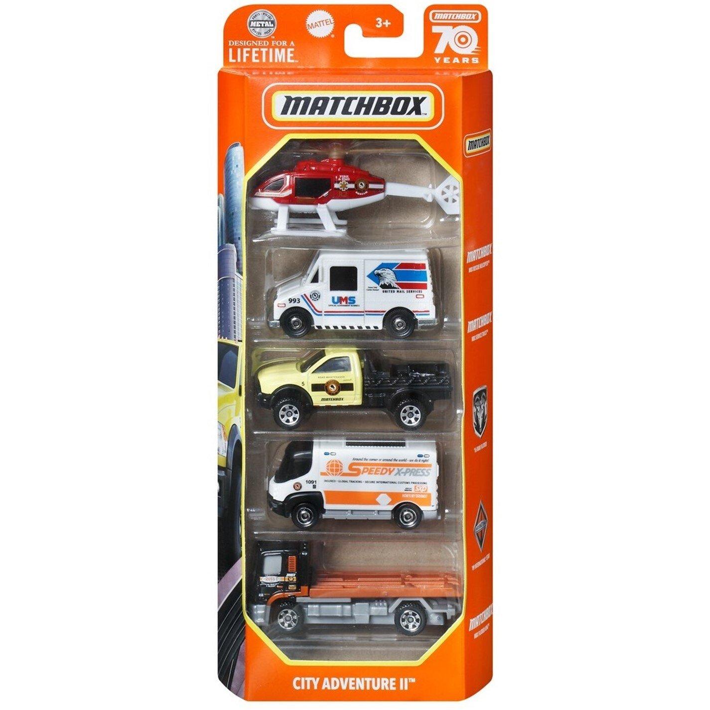 Multi Format An - Matchbox - 5 Car Giftpack Ast - 3