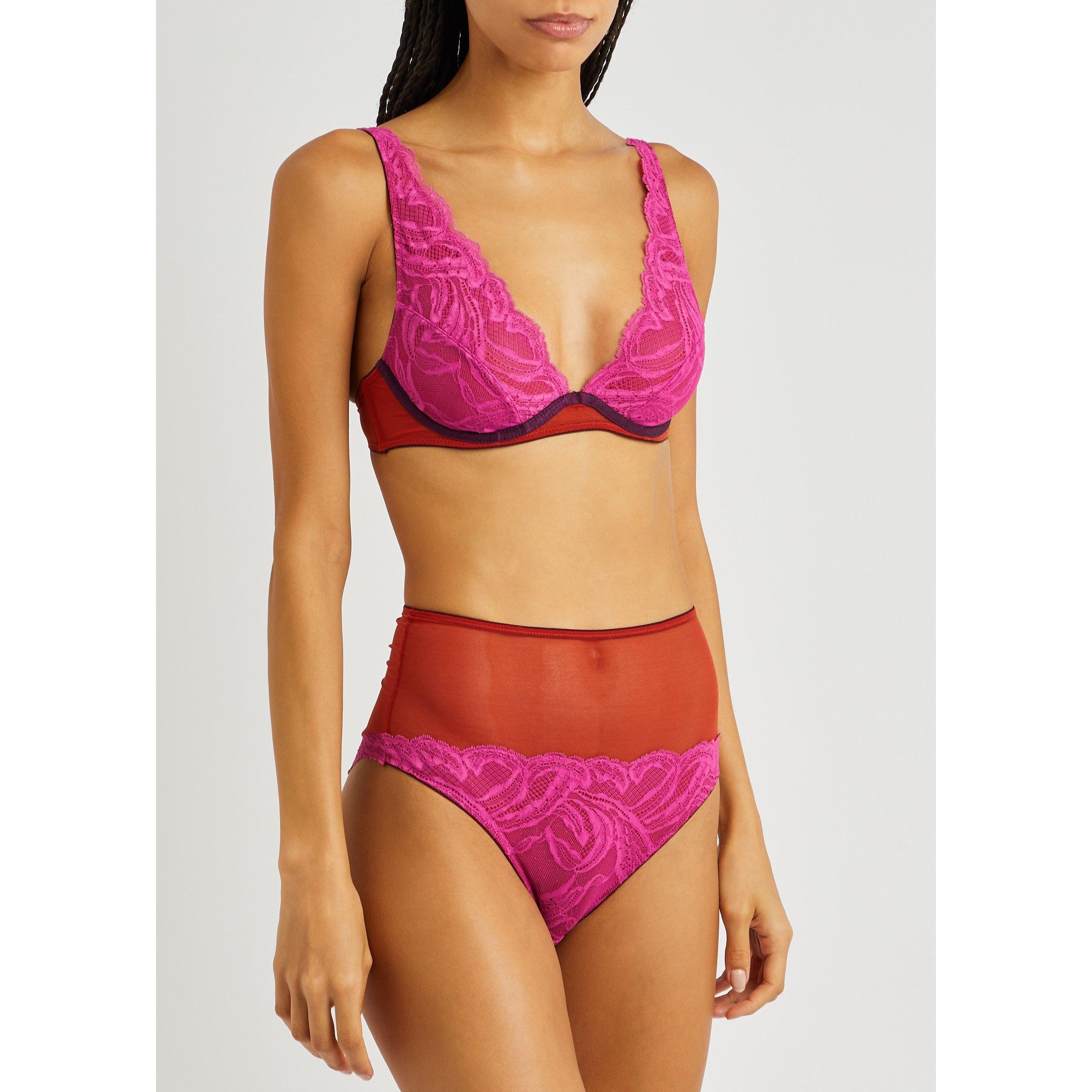 PINK AND OTHER - Dora Larsen - BB ALBA LACE HIGH APEX UW BRA - 2