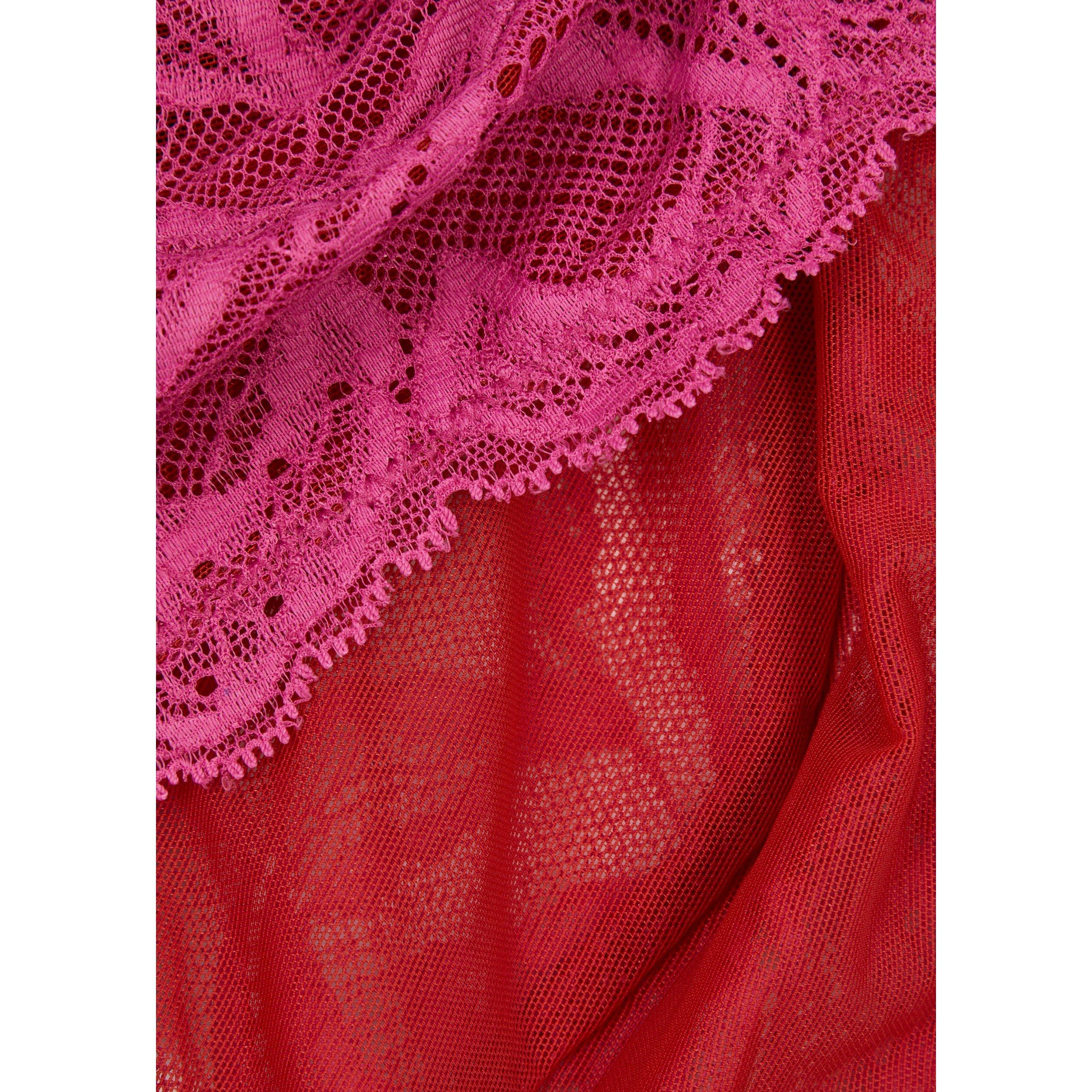 PINK AND OTHER - Dora Larsen - BB ALBA LACE HIGH APEX UW BRA - 4