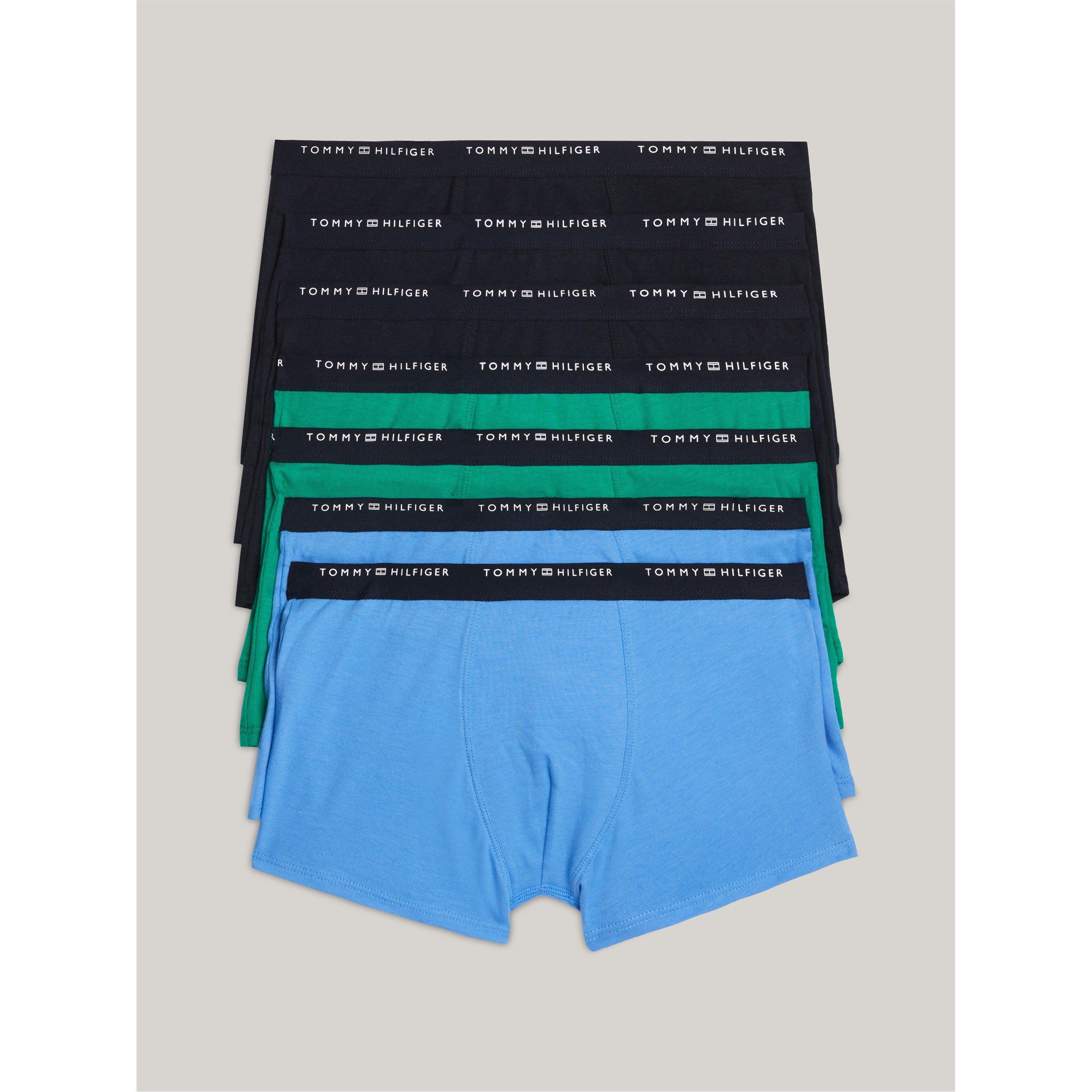 Cielo/Azul - Tommy Hilfiger - Kids' 7-Pack Underwear Trunks - 1