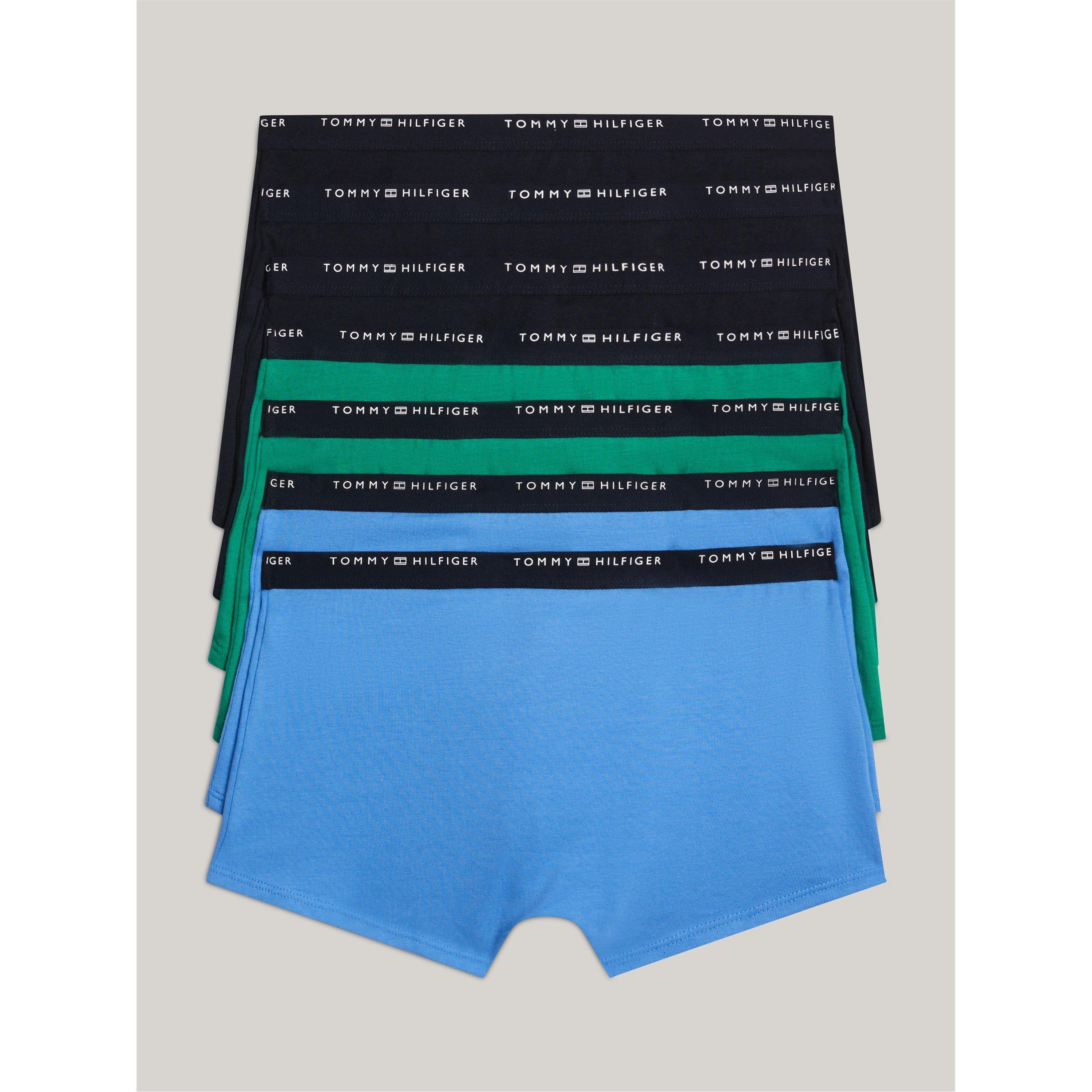 Cielo/Azul - Tommy Hilfiger - Kids' 7-Pack Underwear Trunks - 3