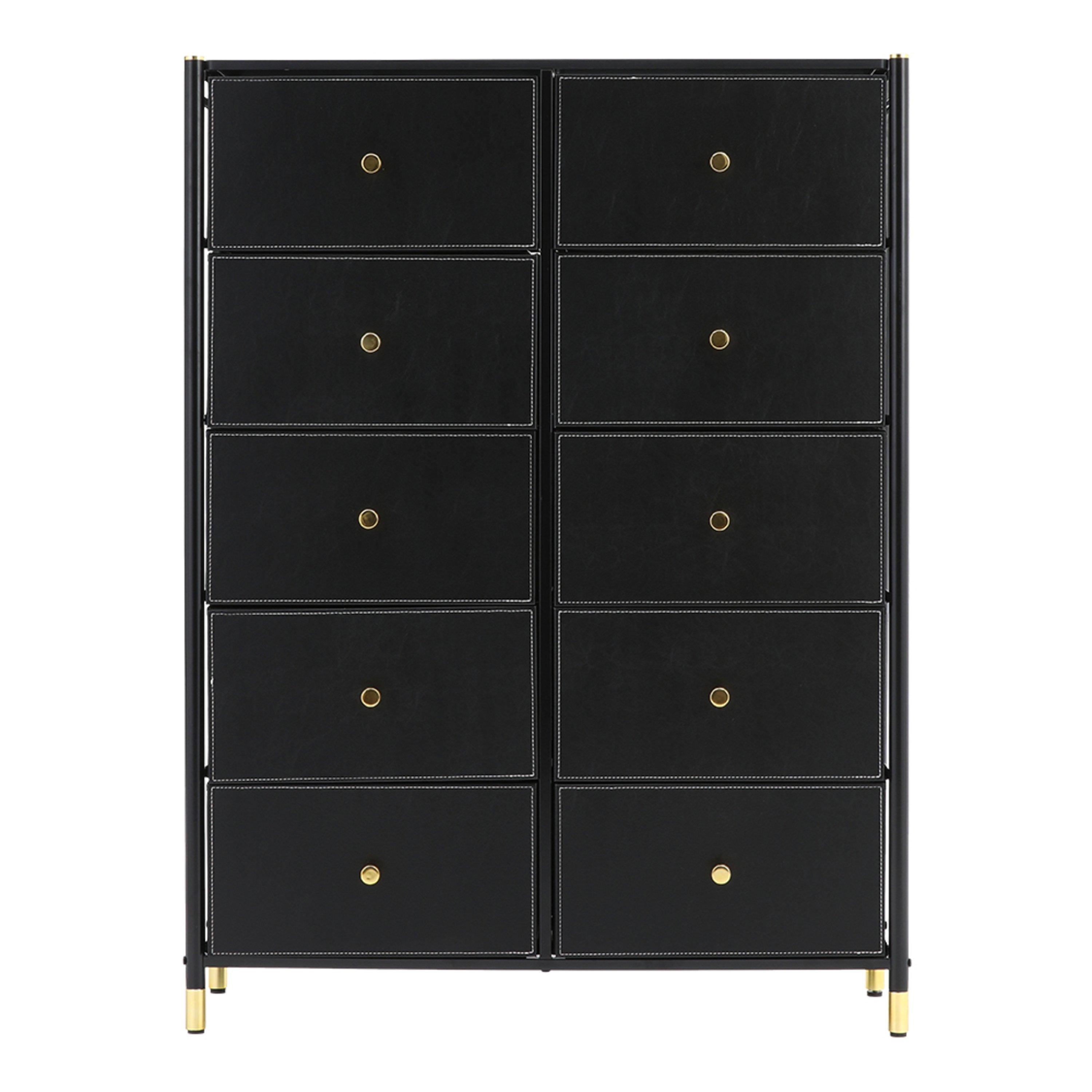 Blackgold - Kabinet UK - 10-Drawer Plastic Storage Cabinet - 2