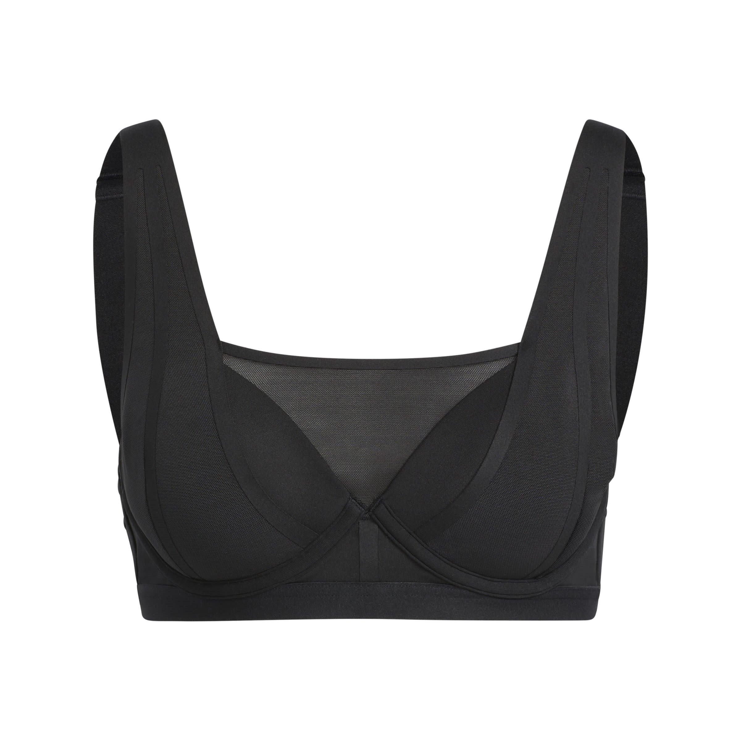 Crna - adidas - High Impact Luxe Sports Bra Womens - 1